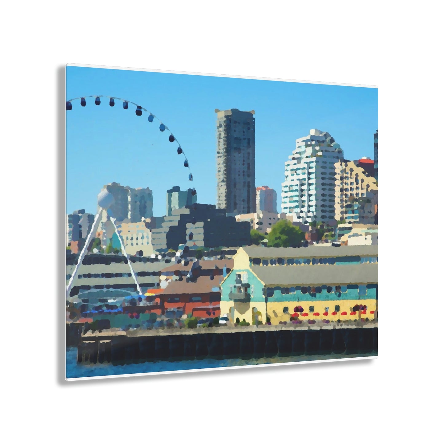Acrylic Prints ... That Classic Wheel ... 'Seattle's Wheel' ... & Old Classic Waterside Vendors ...  'Family Archives' ... Original Works ...