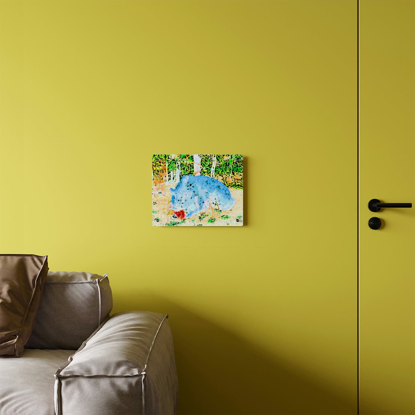 Acrylic Wall Art Panels ... RCY: "Rhett Creek Yogi ... '500 Lbs Of Autumn Season Hunger' ..."  ... September 2022 ... Central Idaho ... Original Works ...
