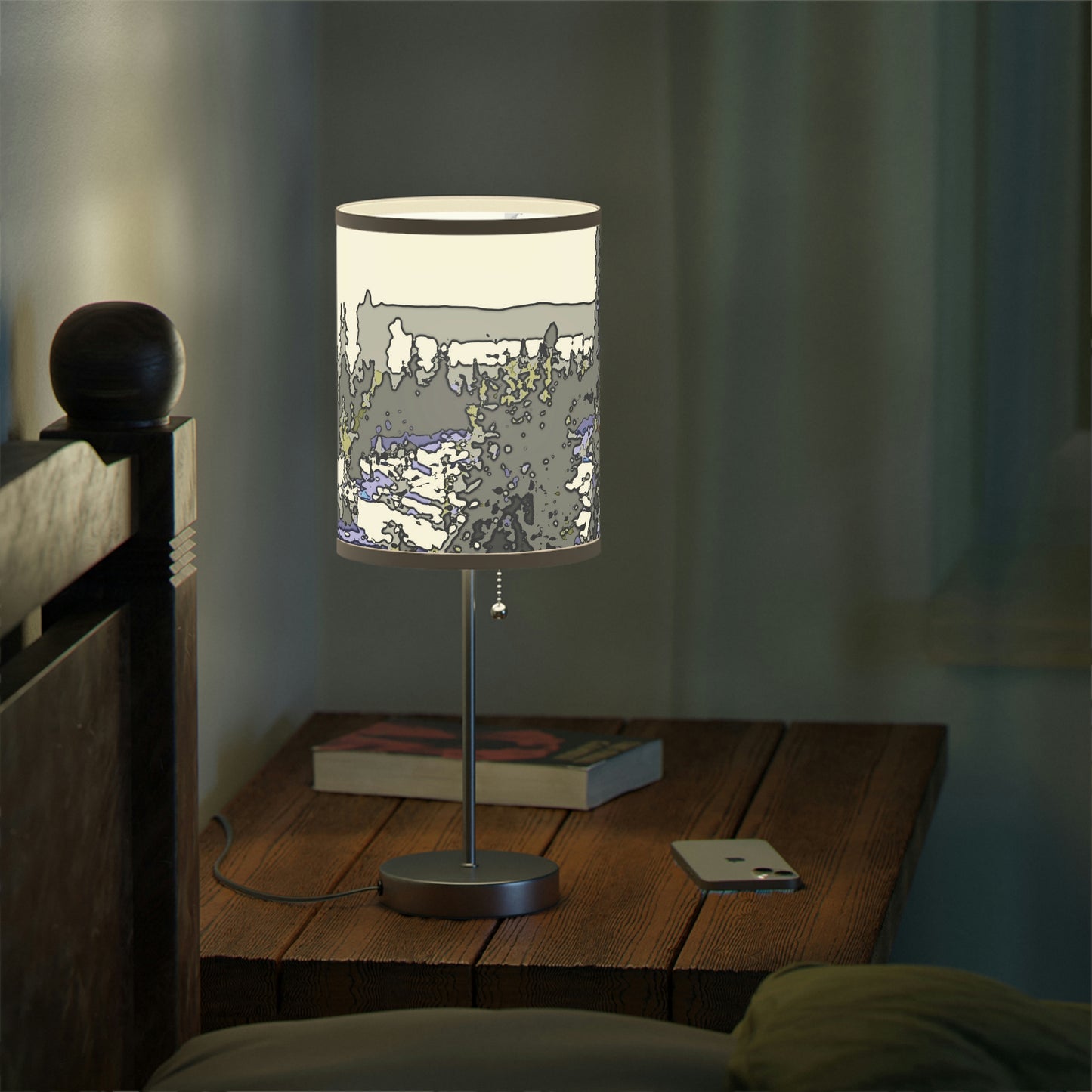 Lamp on a Stand, US|CA plug "A Very Remote Mountain Neighborhood" ... Only Cabins In This Environment ... Cenrtal Idaho ...