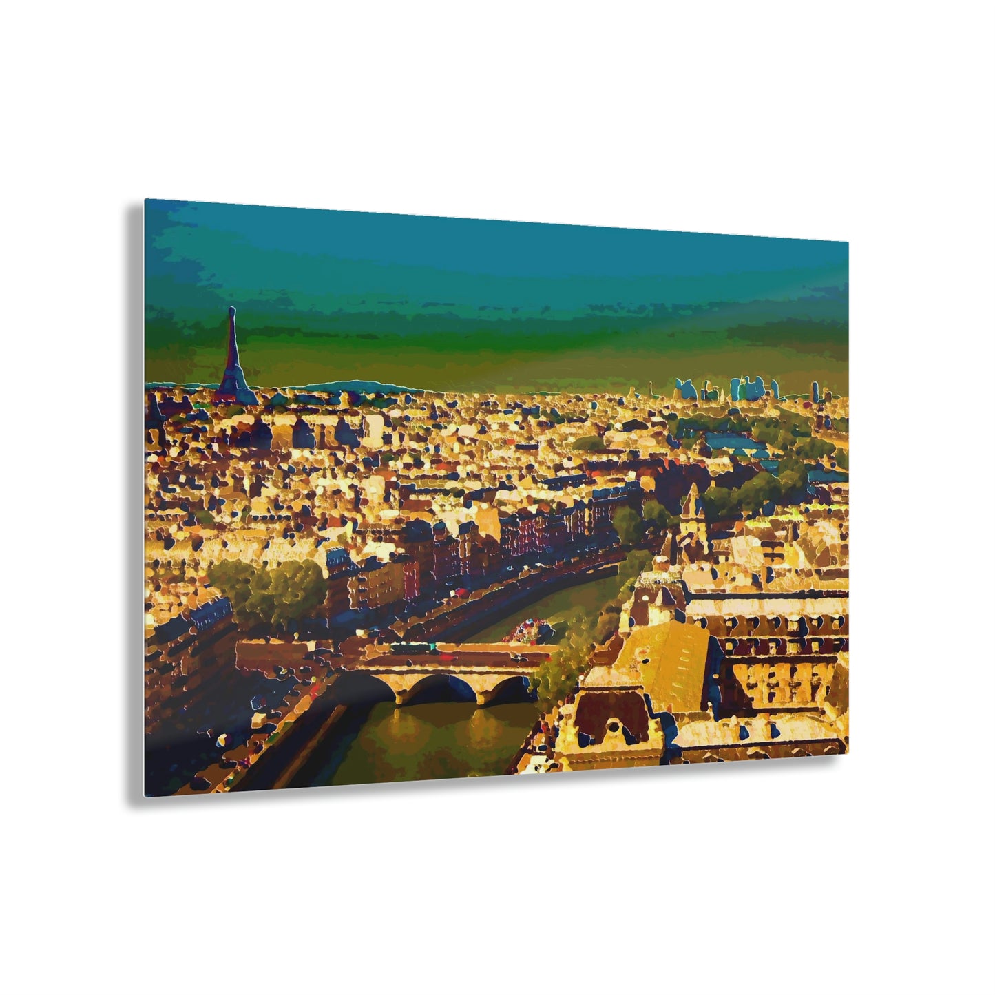 Acrylic Prints ... Au Paris ... "Along The River Seine" ... Barbara Joan Bonnel-Holt: 1972 ... Original Works ...