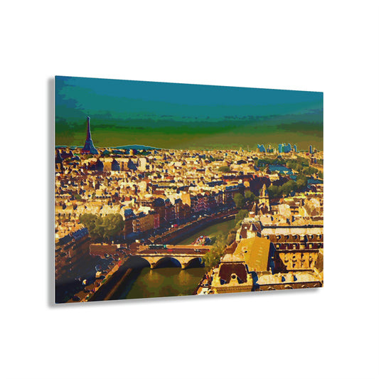 Acrylic Prints ... Au Paris ... "Along The River Seine" ... Barbara Joan Bonnel-Holt: 1972 ... Original Works ...