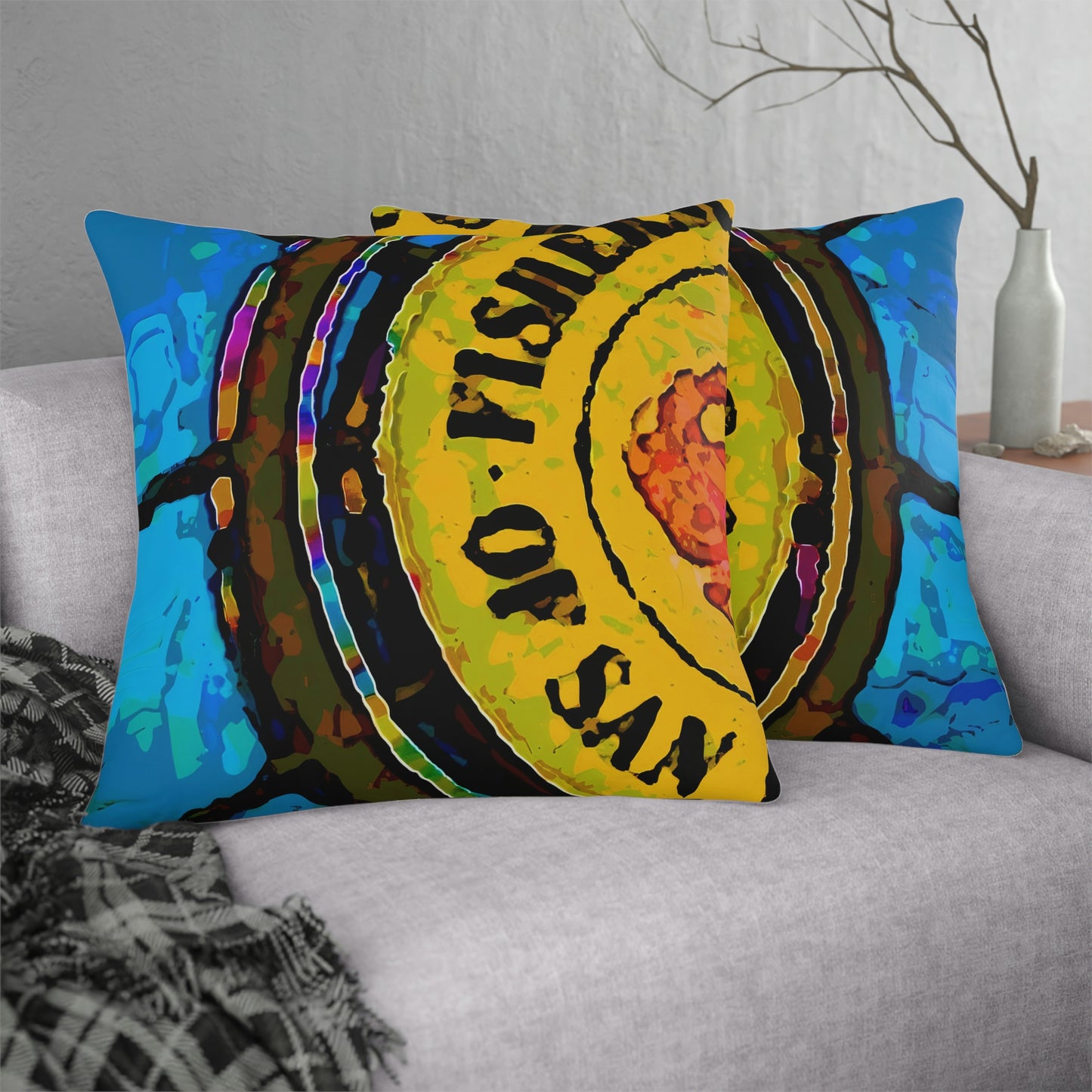 Waterproof Pillows ... "No.9 Fishermen's Grotto - Fishermen's Wharf, SF, California" ... Family Archives: 1970's ... Original Works ...