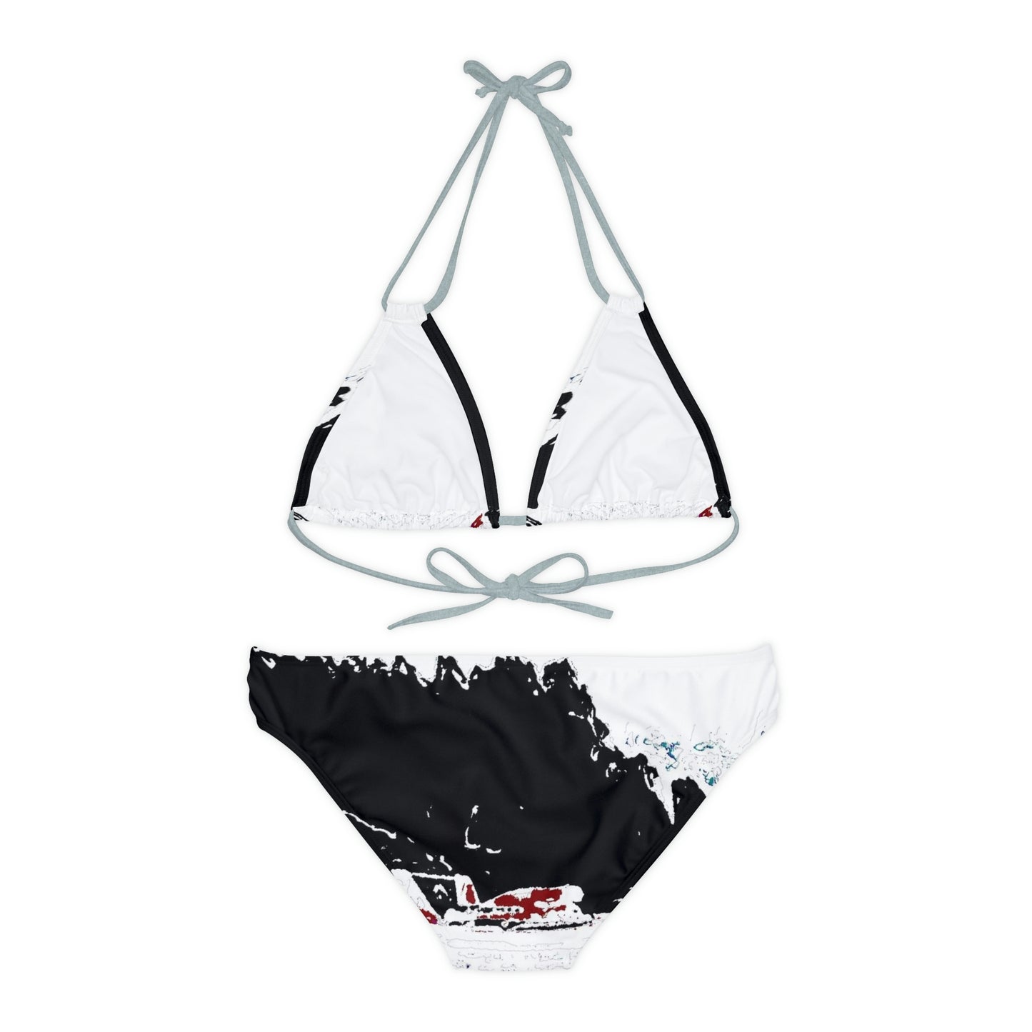 Strappy Bikini Set ... Seattle Columbia Cup On Lake Washington ... "Dave Wilcox Heads For The Win" ... Associate Gift-Photo ... Original Works ...