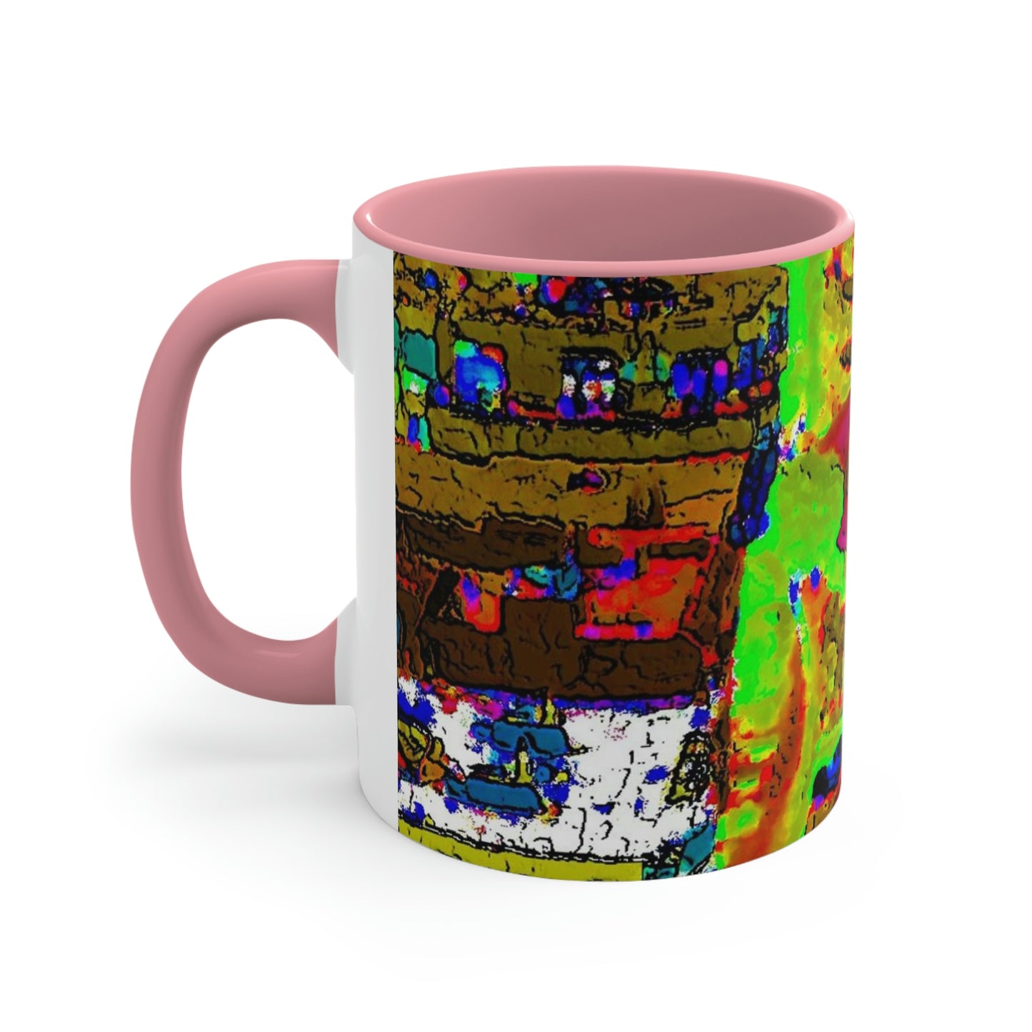 Accent Coffee Mug, 11oz ... A Crazy Street ... 'Eight Winding Curve-Switchbacks' ... "Lombard Street, San Francisco, CA' ... Family Archives: 1970's ... Original Works ...