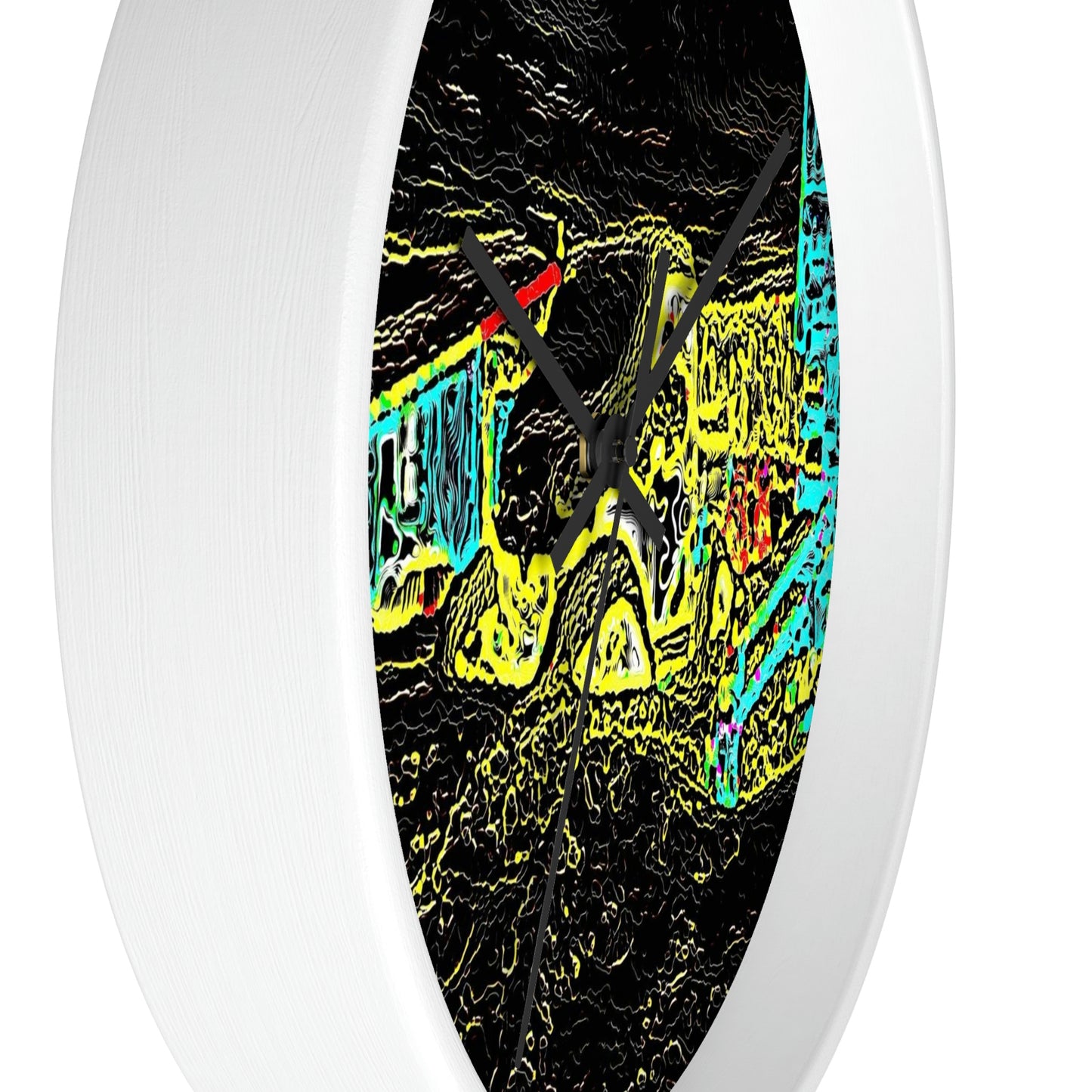 Wall Clock ... "Snow Vehicle In Snow Storm At-Rest" ... Circa 12Mar23 ... Central Idaho ... 18-Hours Rendering Time: Original Works ...