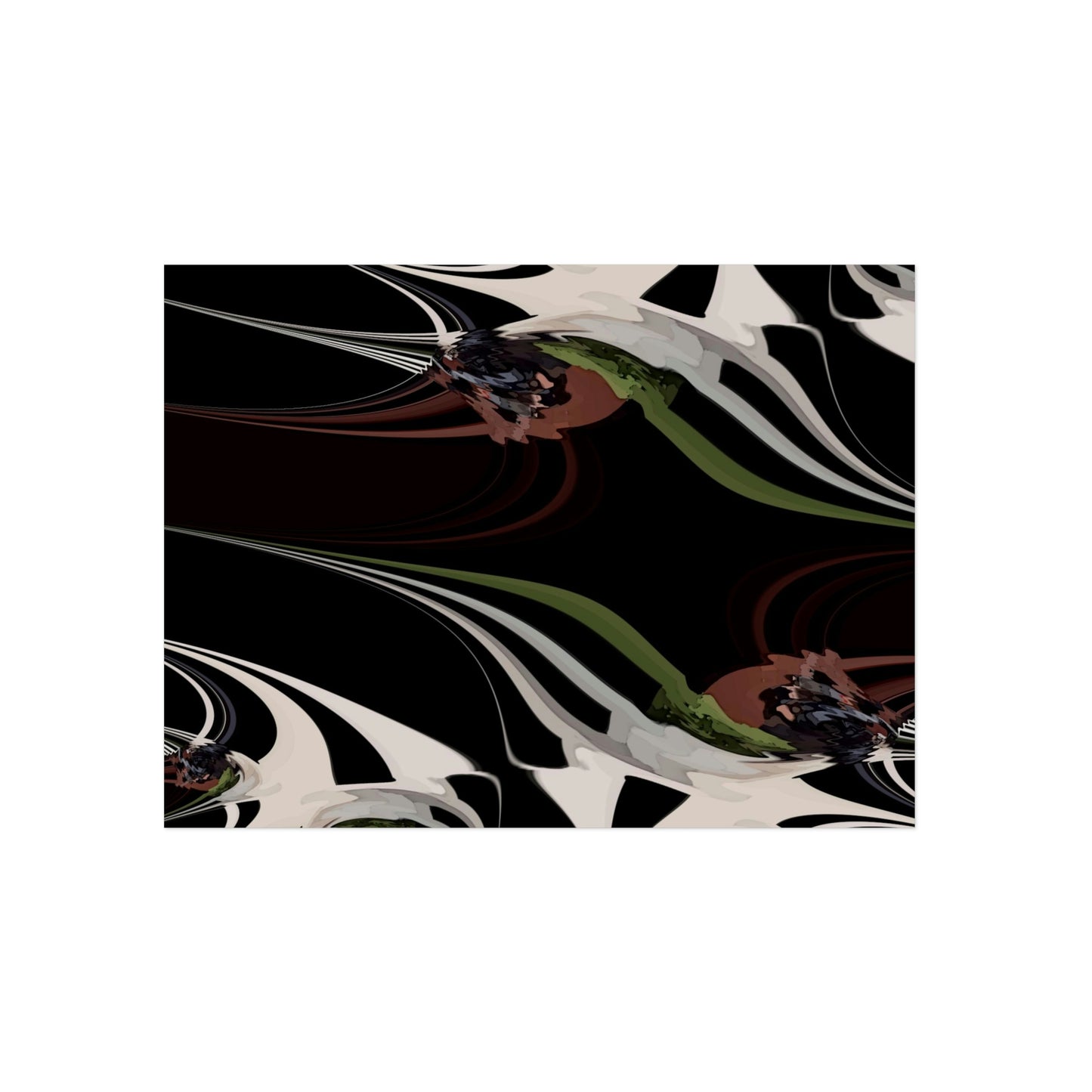 Aluminum Composite Panels ... Waves-Waves-Waves ... "From Working Cabaret Worker To Waved_Illusion_2" ... European Client ... Jan23 ... Original Works ... Mandelbrot_Fractal Series ...