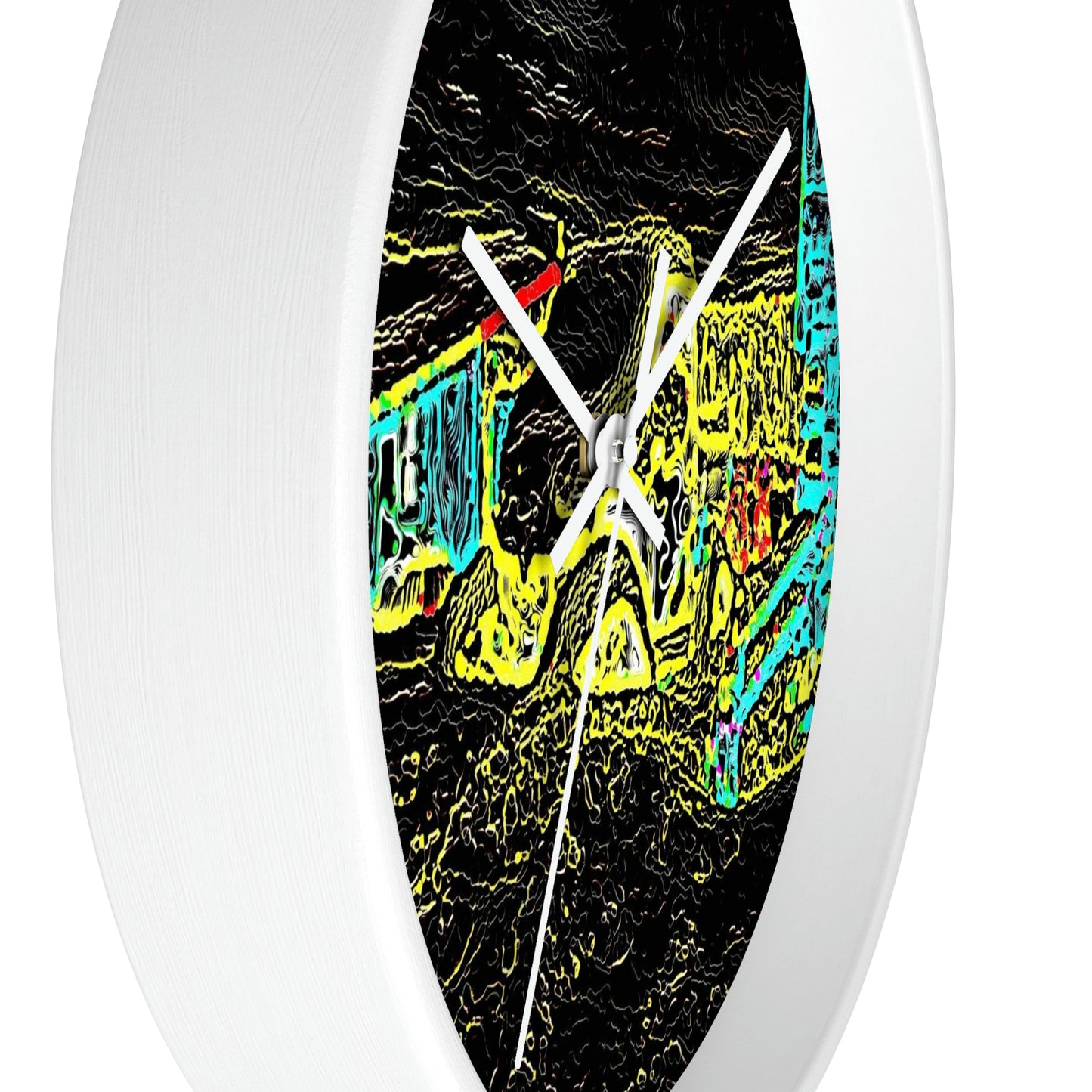 Wall Clock ... "Snow Vehicle In Snow Storm At-Rest" ... Circa 12Mar23 ... Central Idaho ... 18-Hours Rendering Time: Original Works ...