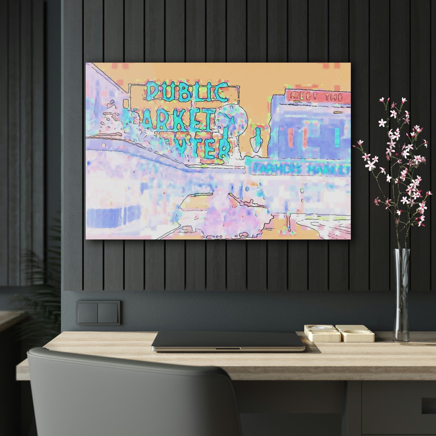 Acrylic Prints ... "Seattle's PPM: Pike-Place-Market" ... I Remember That Day ... The Photo Shoot ... 'It Was Snowing' ... Original Works ...