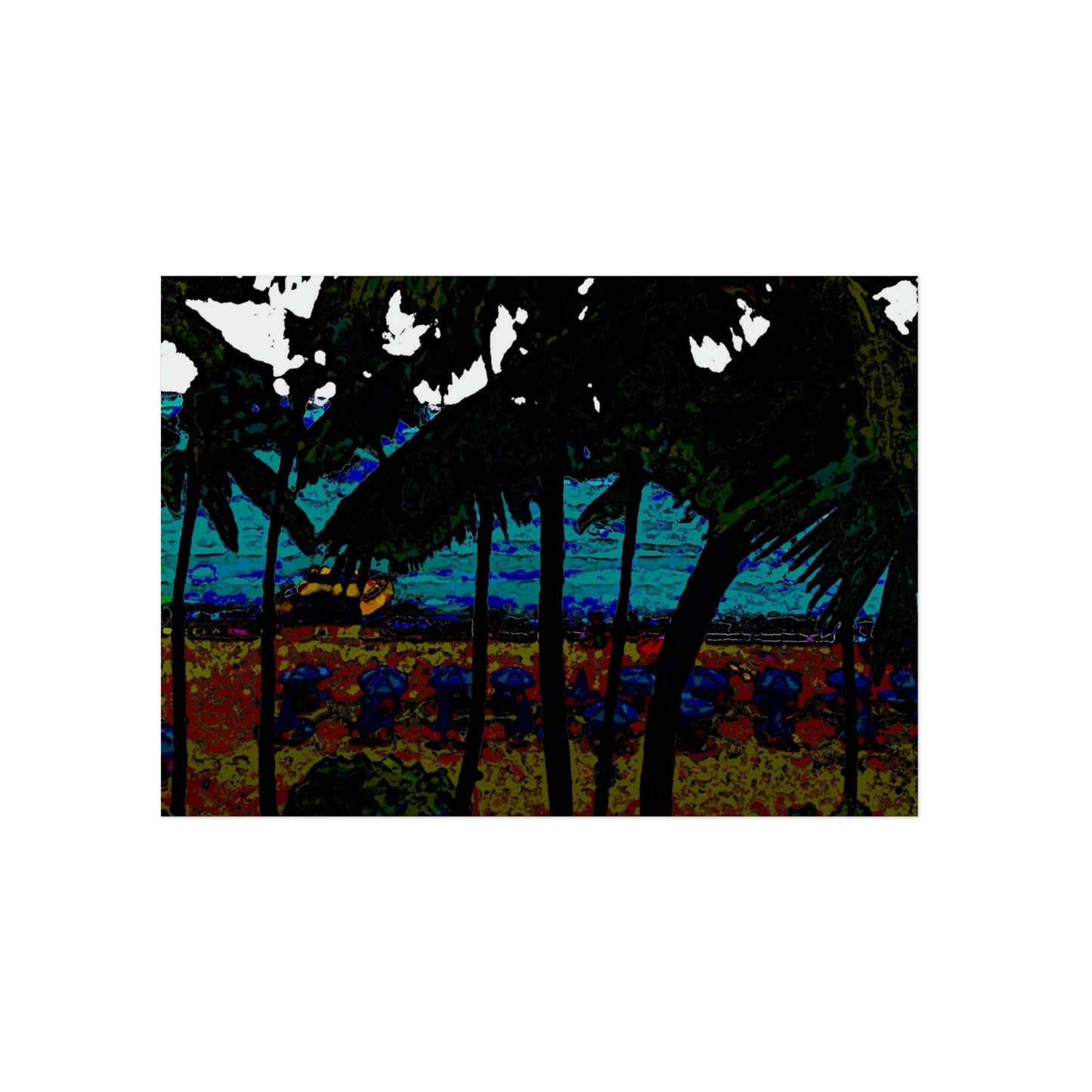 Aluminum Composite Panels ... "Where The Beach Chaise's & Ocean Catermeran Await You" ... Waikiki Beach, Honolulu, Oahu, HI ... Oct2014 ... Original Works ...