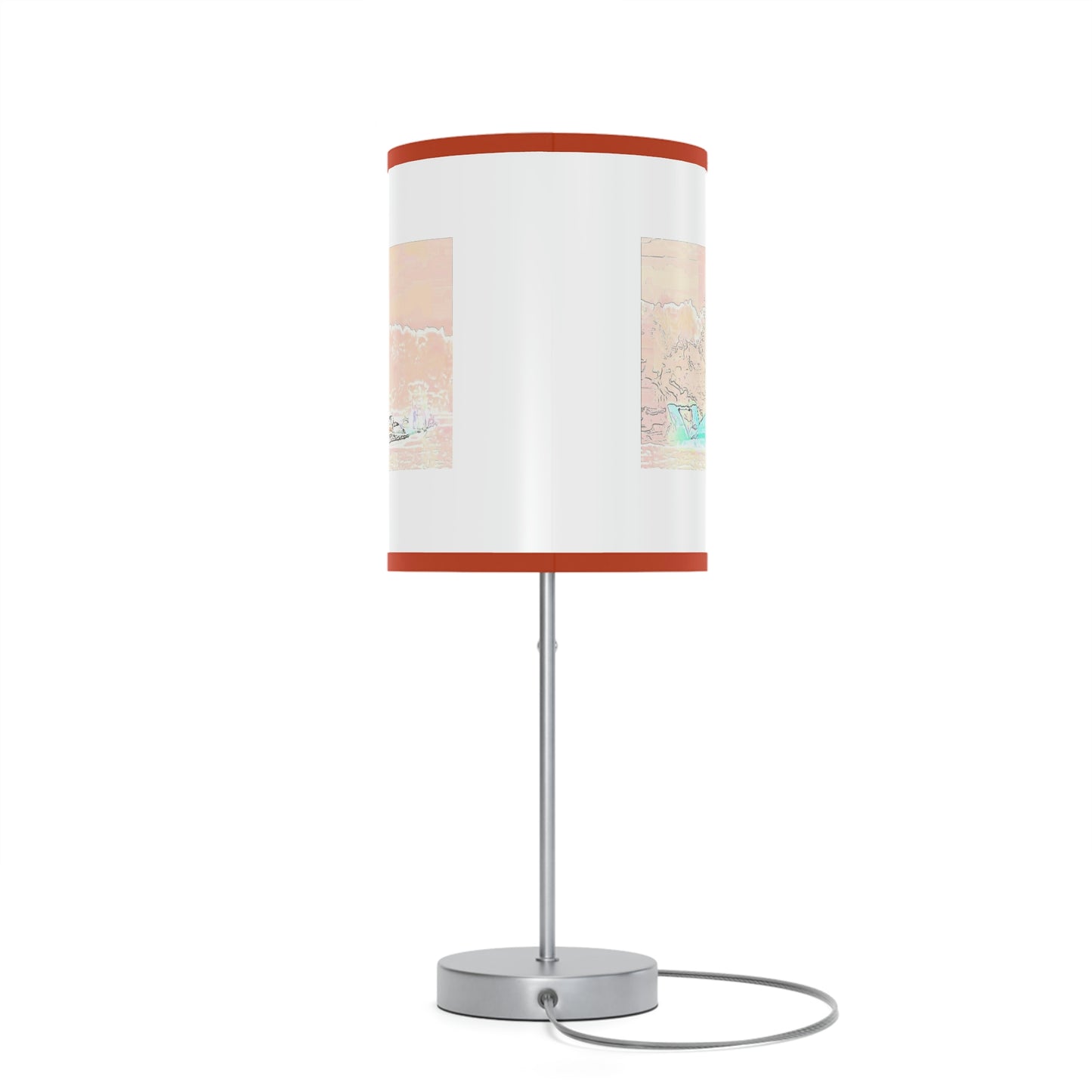 Lamp on a Stand, US|CA plug ... Seattle Columbia Cup On Lake Washington ... "Dave Wilcox Heads For The Win" ... Associate Gift-Photo ... Original Works ...