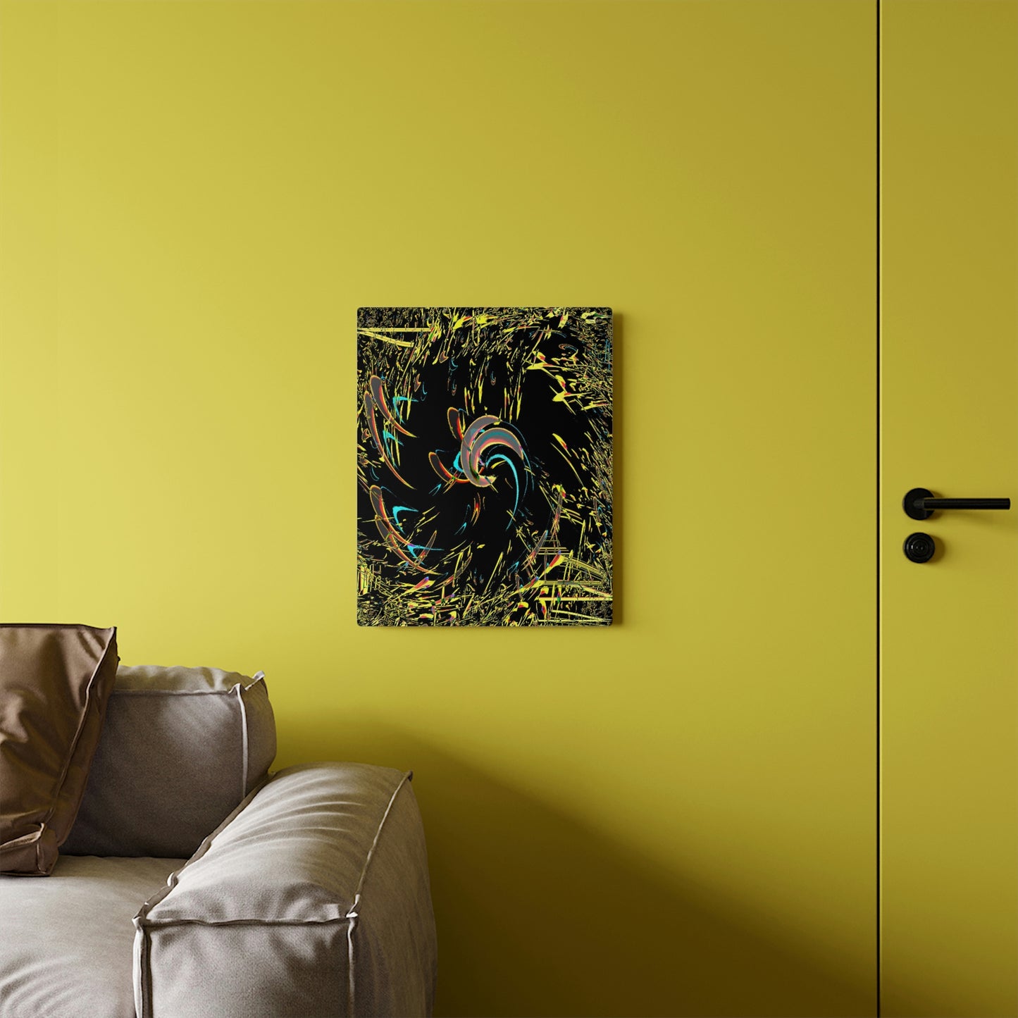 Acrylic Wall Art Panels ... "Waning Moon" ... Central Idaho ... October 2022 ... Rendering Time: 22 Hours ... Original Works ...