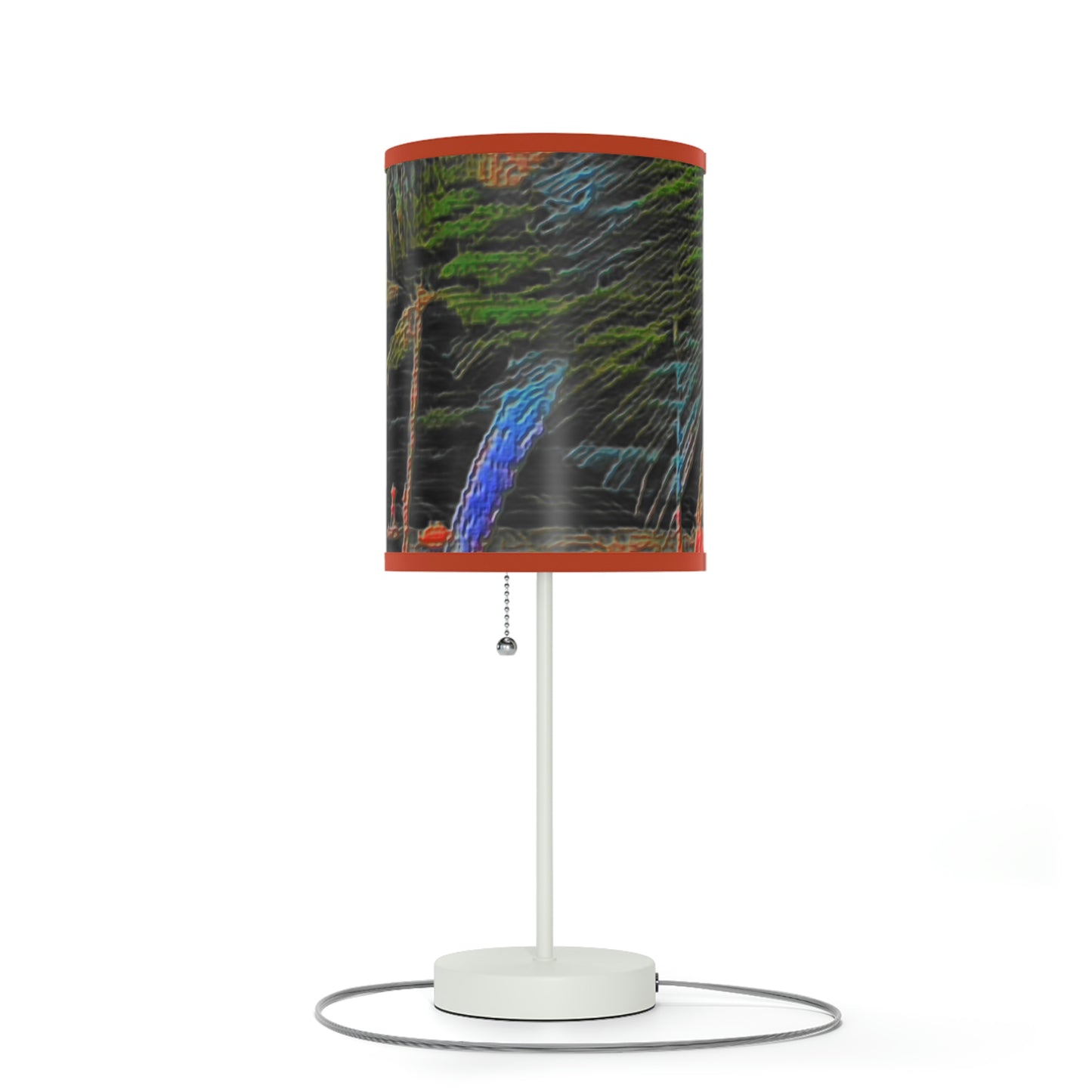 Lamp on a Stand, US|CA plug ... "The Royal Hawai'ian: Waikiki Beach_Beach" ... Honolulu, HI ... Ocotber 2014 (Halloween) ... Original Works ...