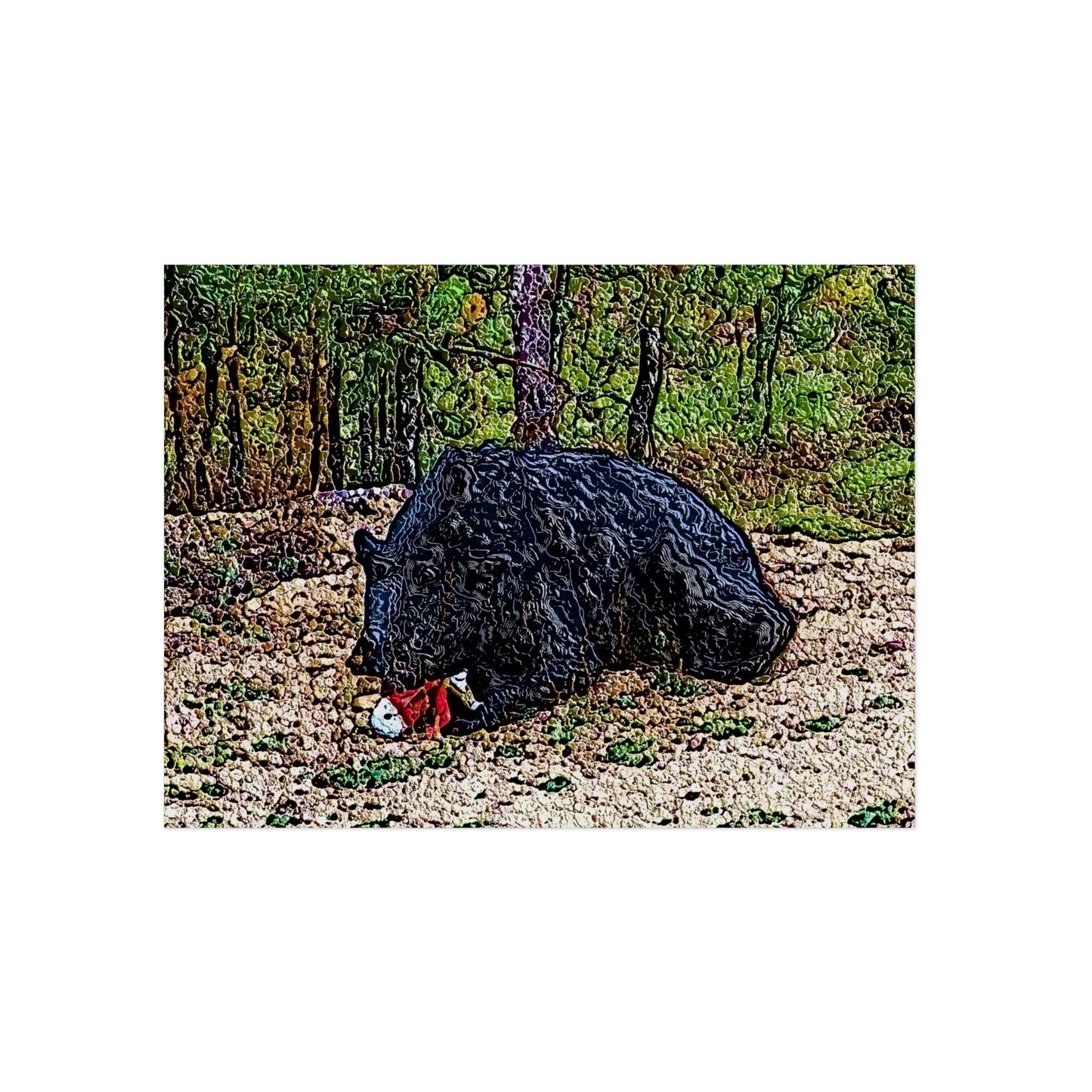 Aluminum Composite Panels ... A Local 'Yogi_5' ... RCY: "Rhett Creek Yogi: 500#'s Of Hungry Black Bear" ... 28-29Sep23 ... Original Works ... Client Project-Folio ...