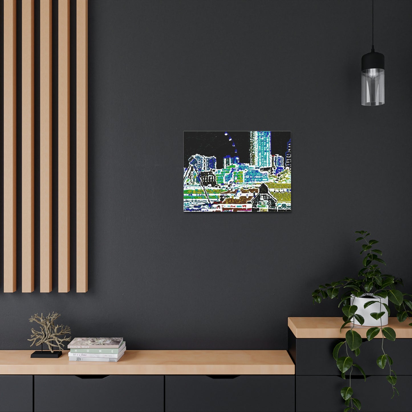 Satin Canvas, Stretched ... That Classic Wheel ... 'Seattle's Wheel' ... & An Old Classic Waterside Vendors ...  'Family Archives' ... Original Works ...