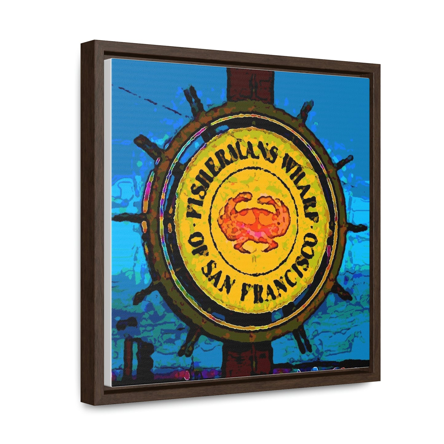 Gallery Canvas Wraps, Square Frame ...  "No.9 Fishermen's Grotto - Fishermen's Wharf, SF, California" ... Family Archives: 1970's ... Original Works ...