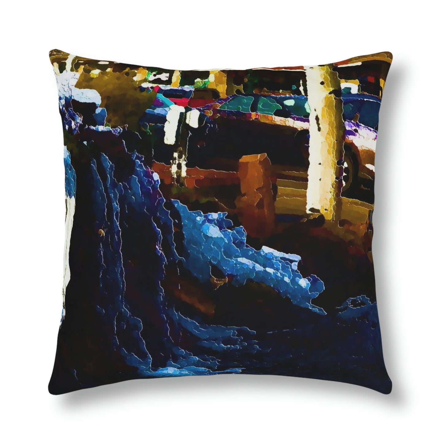 Waterproof Pillows ...  "Ice & Water Sculpted" ... Downtown Grangeville, Idaho ... Adjacent To Irwin Pharmacy ... 5Jan23 ... Original Works ...