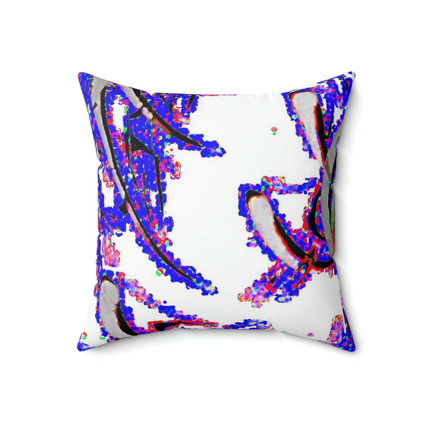Spun Polyester Square Pillow ... "Waning Moon" ... Central Idaho ... October 2022 ... Rendering Time: 22 Hours ... Original Works ...