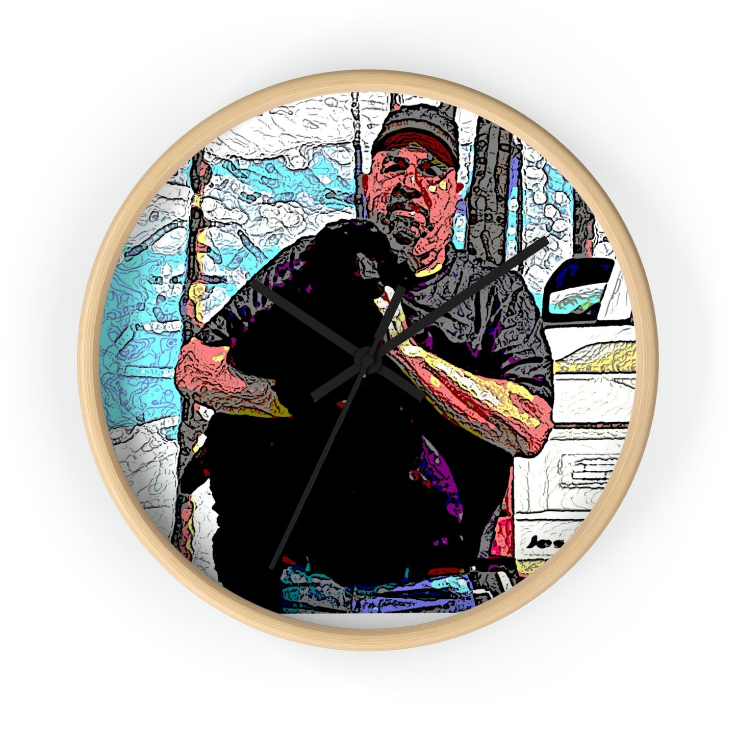 Wall clock ...  When She Was Young ... "Todd & Jett" ... California Point Locale: June 2022, Central Idaho ... Original Works