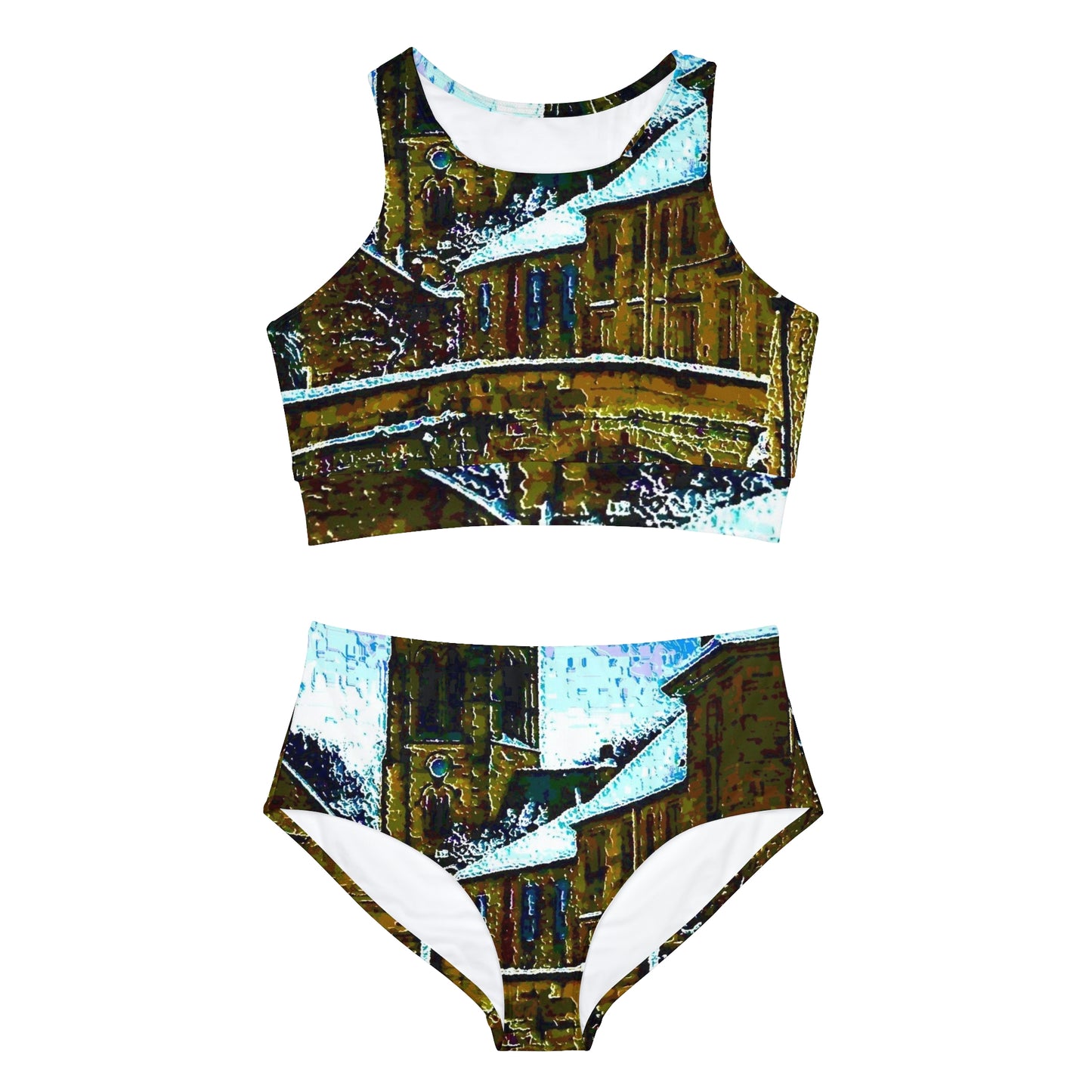Sporty Bikini Set ... Walikng The Streets & Alleys ... 'Strolling The Canals ... '  ... Original Works  ...