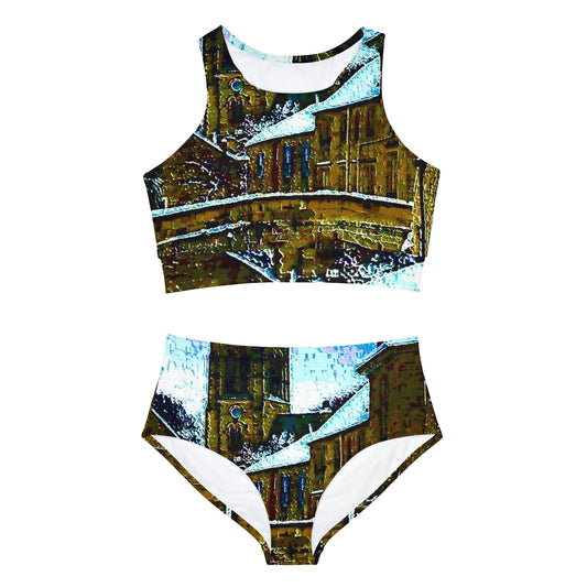Sporty Bikini Set ... Walikng The Streets & Alleys ... 'Strolling The Canals ... '  ... Original Works  ...