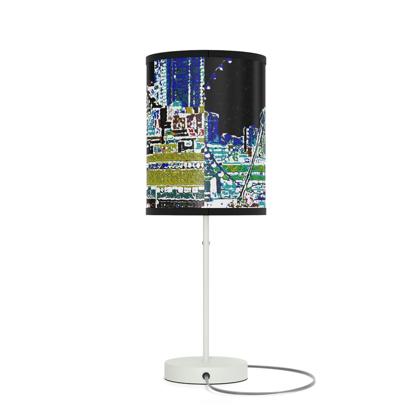 Lamp on a Stand, US|CA plug ... That Classic Wheel ... 'Seattle's Wheel' ... & Old Classic Waterside Vendors ...  'Family Archives' ... Original Works ...