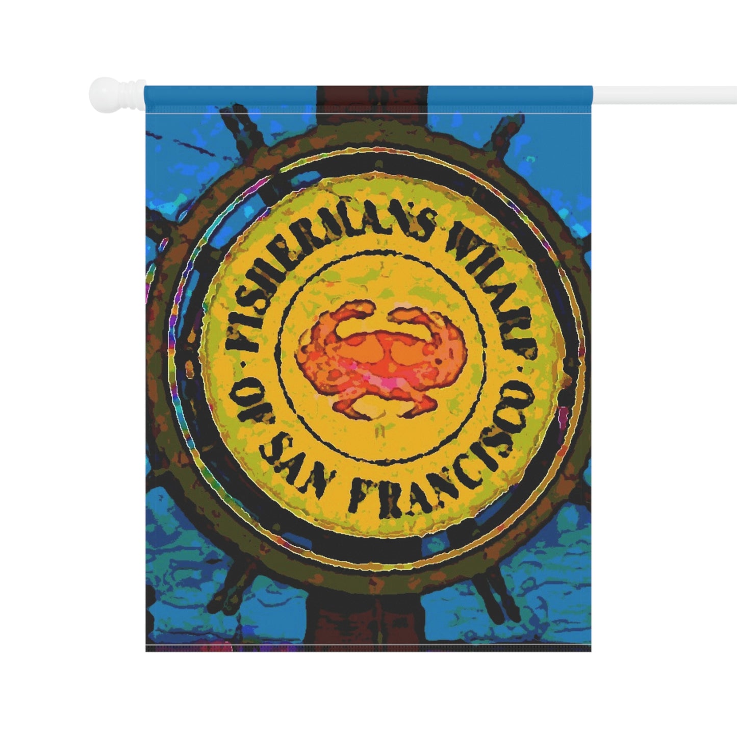 Garden & House Banner ...  "No.9 Fishermen's Grotto - Fishermen's Wharf, SF, California" ... Family Archives: 1970's ... Original Works ...
