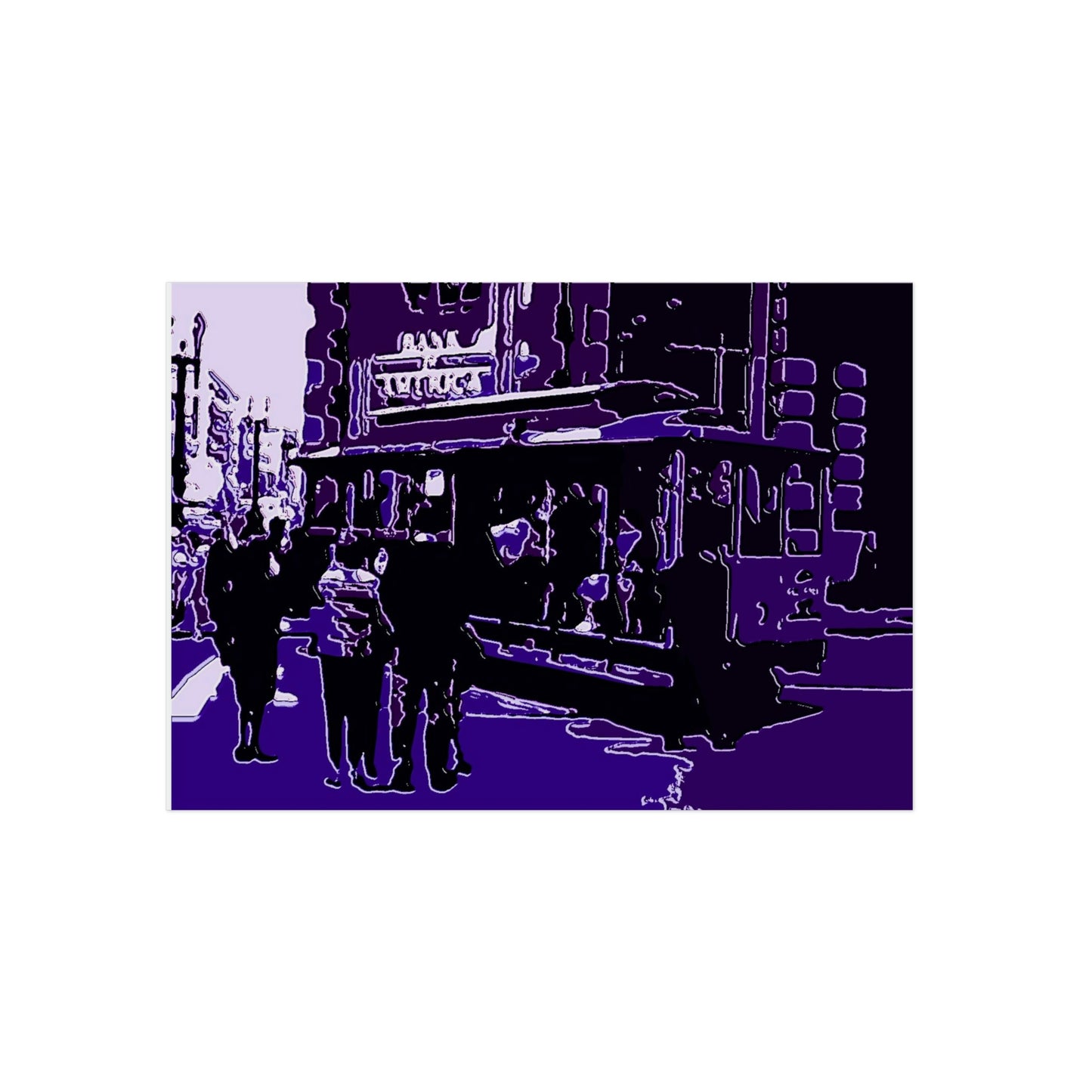 Aluminum Composite Panels ... "Cable Car Turnaround Round-About" ... 'The End Of The Line' ... Family Archives (Father) ... Original Works ...