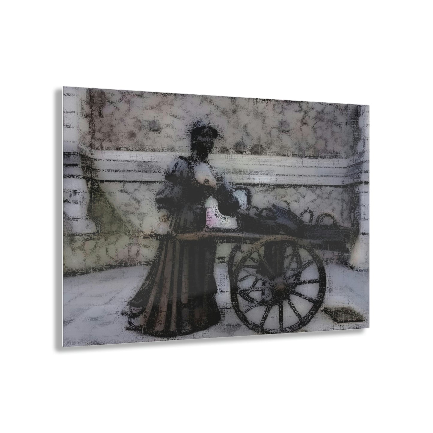 Acrylic Prints ... Dublin's "Molly Malone Along Grafton Street" ... Cryin' Cockels & Muscles Alive-Alive-Oh ... Circa 2003 ... Original Works ...