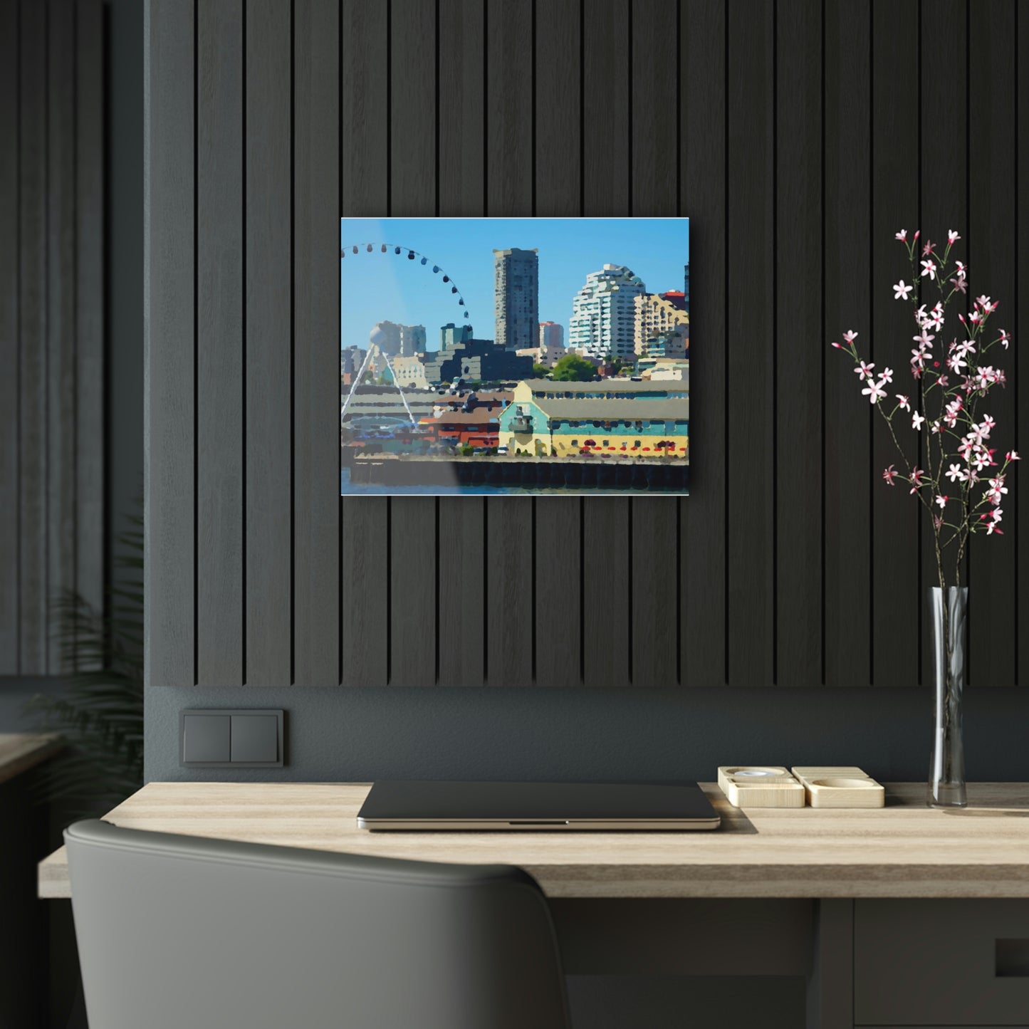 Acrylic Prints ... That Classic Wheel ... 'Seattle's Wheel' ... & Old Classic Waterside Vendors ...  'Family Archives' ... Original Works ...