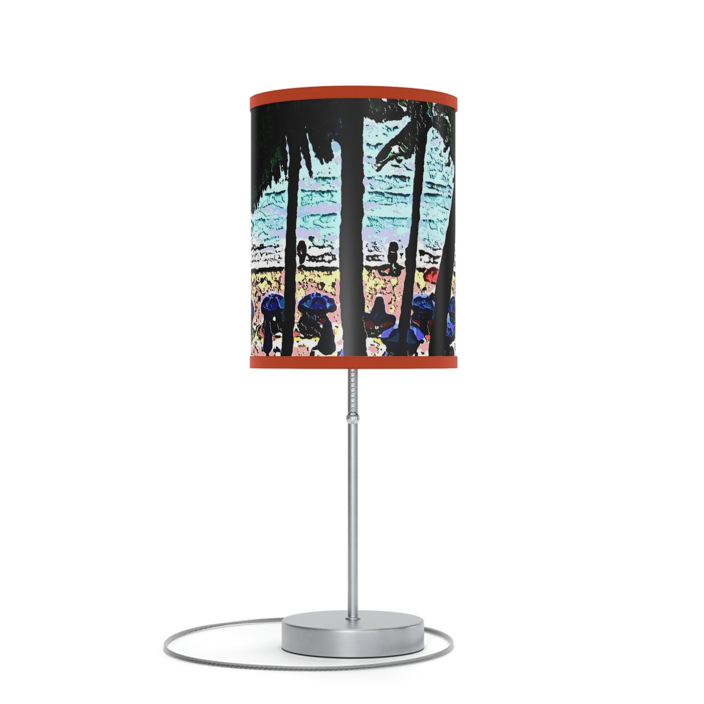 Lamp on a Stand, US|CA plug ... "A Beautiful Beach Amongst The Palms" ... The Outrigger Waikiki, Honolulu, Oahu ... Original Works ...