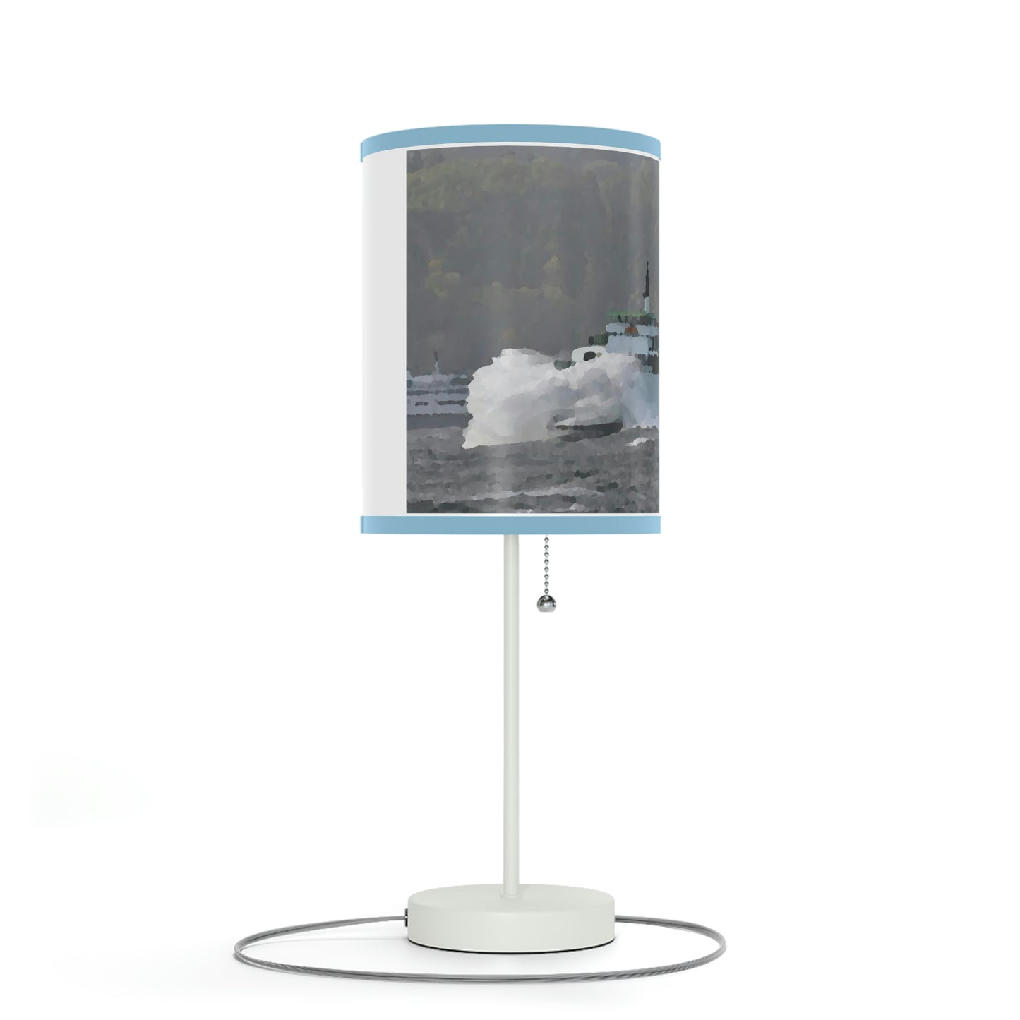 Lamp on a Stand, US|CA plug ... WADOT Ferry Crossing ... "A Very Rough Day" ... Mulkiteo Route ... Family Archives ... Early 1990's' ... Original Works ...