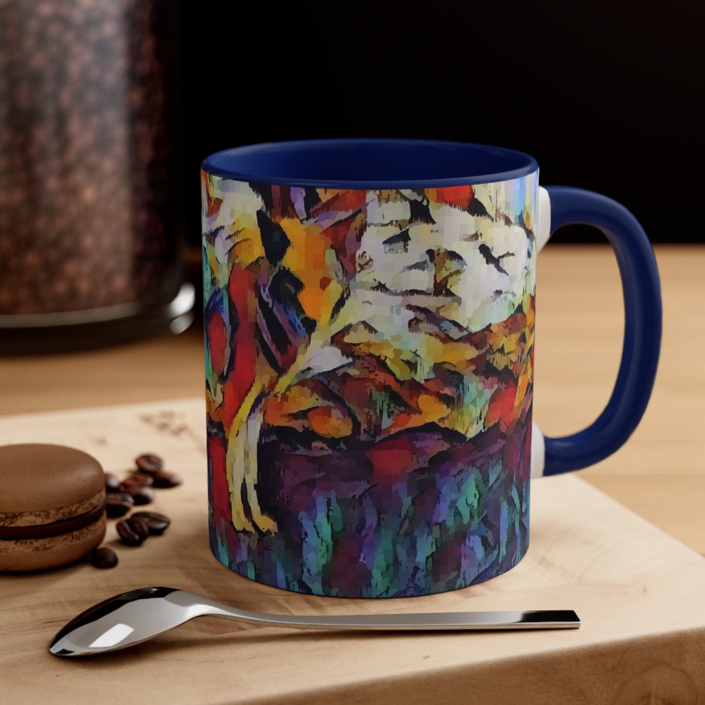 Accent Coffee Mug, 11oz ... Coyote ... "Yosemite Valley: Circa May23 ... KPH Base Photo" ... Original Works ...