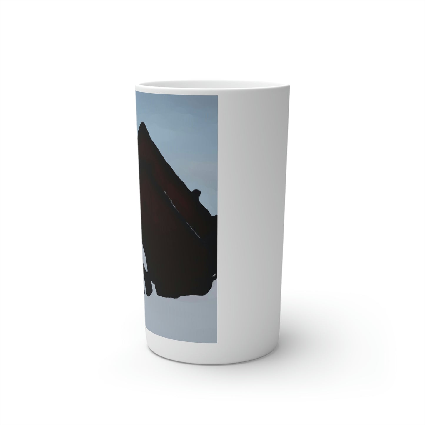 Conical Coffee Mugs (3oz, 8oz, 12oz) ... After An Intense Snow Storm ... 'Digging Out' ... A Vehicle & Cabin "In The Mountains" ... March 2023 ... Original Works ...
