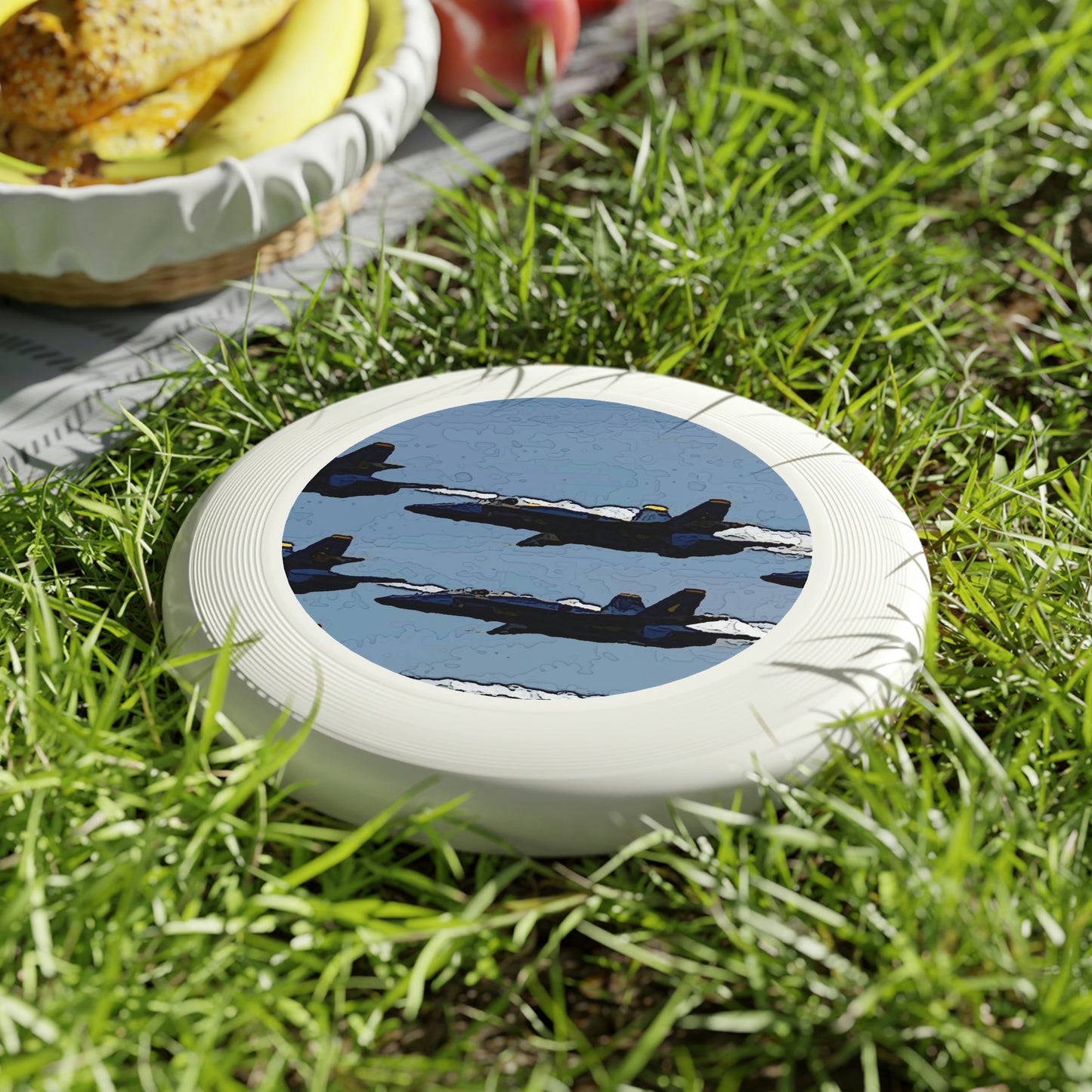 Wham-O Frisbee ... Seattle Seafair ..."Blue Angels Run Over Lake Washington" ... Circa Mid 1980's ... Dr FJ Holt ... Original Works ...