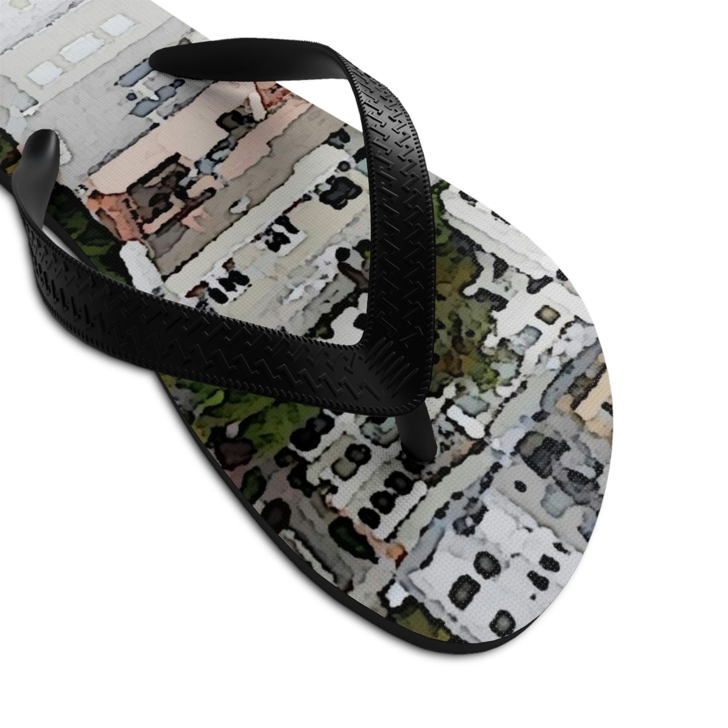 Unisex Flip-Flops ... A Crazy Street ... 'Eight Winding Curve-Switchbacks' ... "Lombard Street, San Francisco, CA' ... Family Archives: 1970's ... Original Works ...