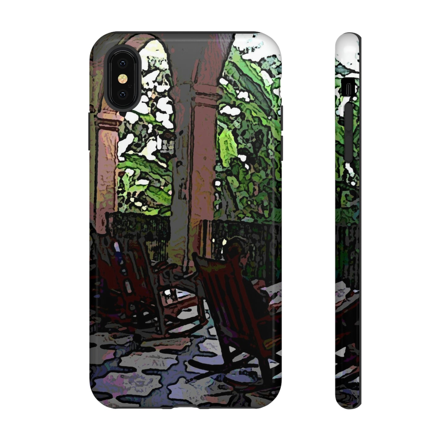 Tough Cases ... Lanai & Rocking Chairs At: 'The Pink Palace' ... The Royal Hawai'ian ... Honolulu, HI ... '27Oct2014' ... Original Works ...