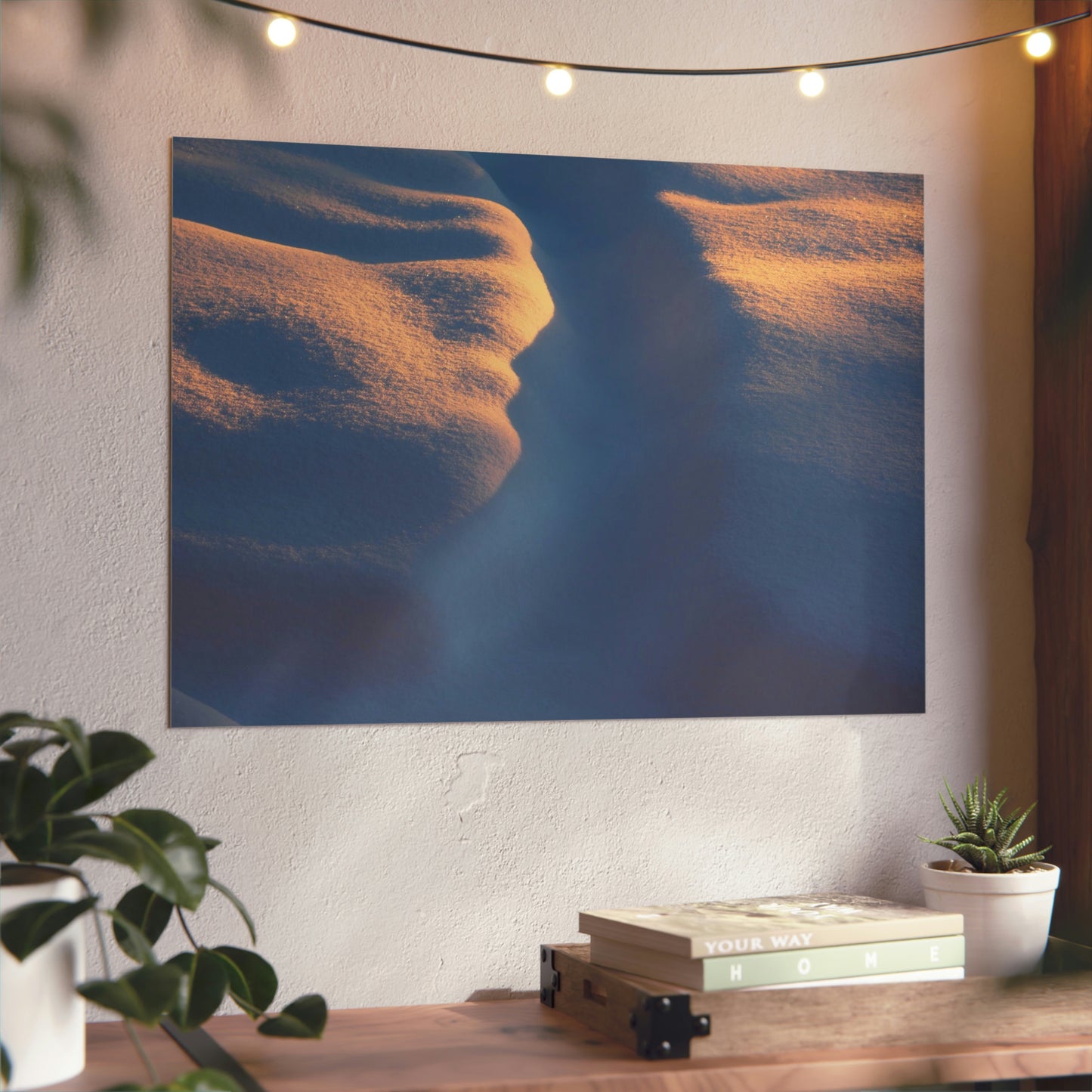 Aluminum Composite Panels ... "Foot-Trail & Snowscape" ... A Brutal Winter ... '29Jan23' ... Central Idaho ... Base Photo For Art Products Line ...