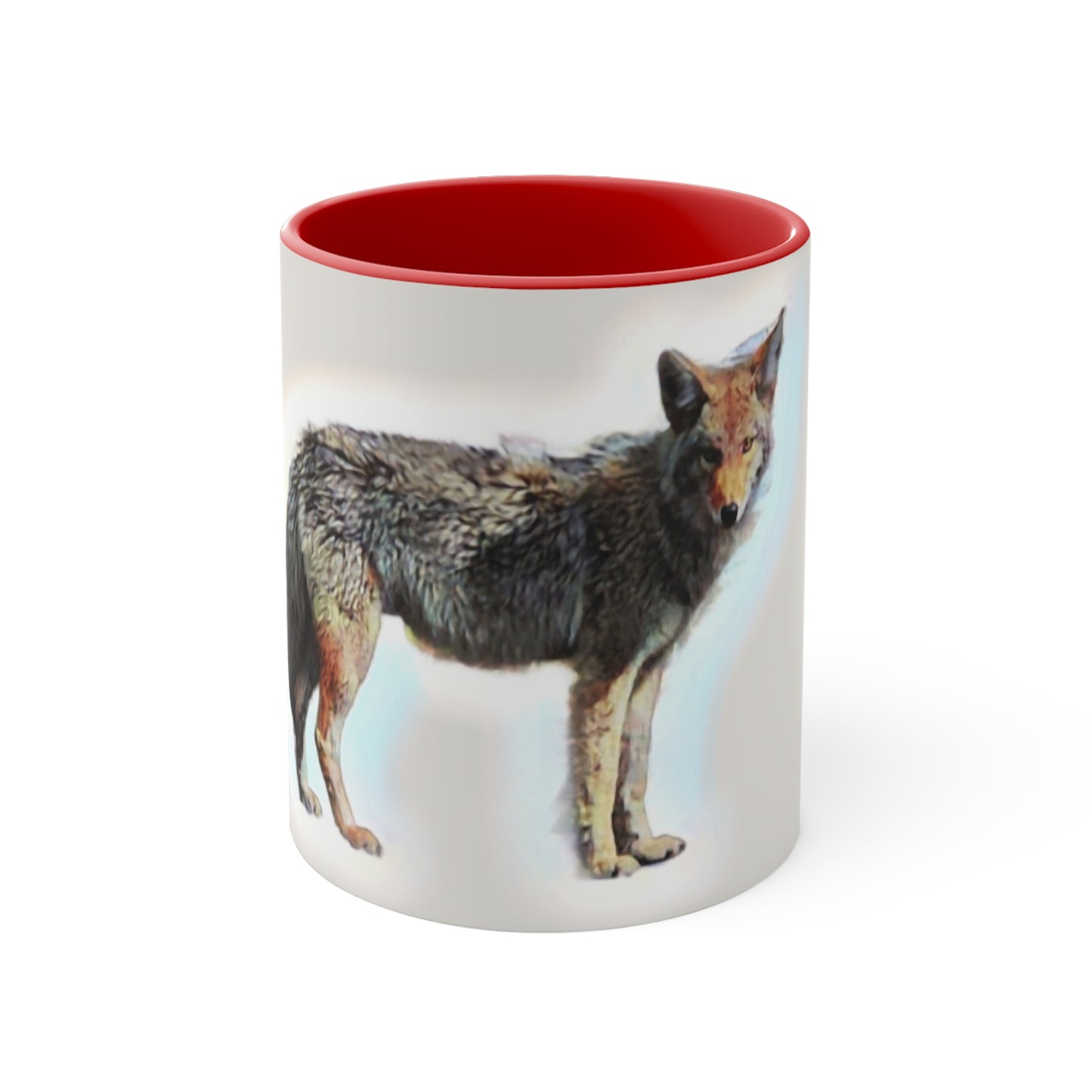 Accent Coffee Mug, 11oz ... Coyote ... "Yosemite Valley: Circa May23 ... KPH Base Photo" ... Original Works ...