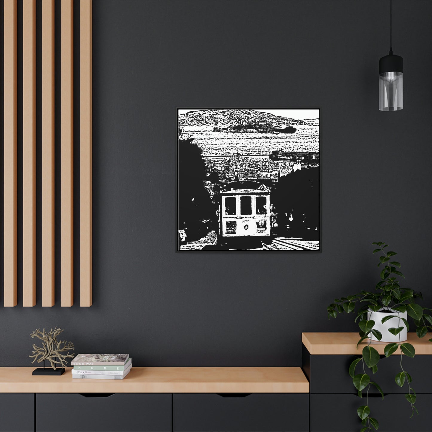 Gallery Canvas Wraps, Square Frame /// San Francisco ... 'A Rice-A-Roni-A-San Francisco Treat' ... "A Cable Car Classic" ... Family Archives: 1973 ... Original Works ...