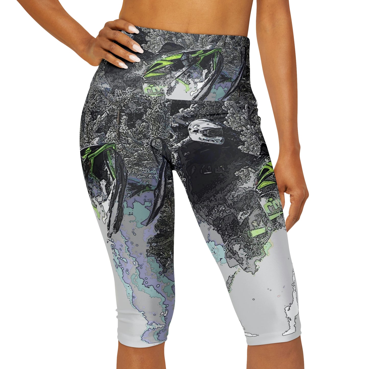 Yoga Capri Leggings ... Come Fly With The Professionals ... CIP-Airways ... 'Getting-Er-Done' ... Original Works ... December 2022 ...