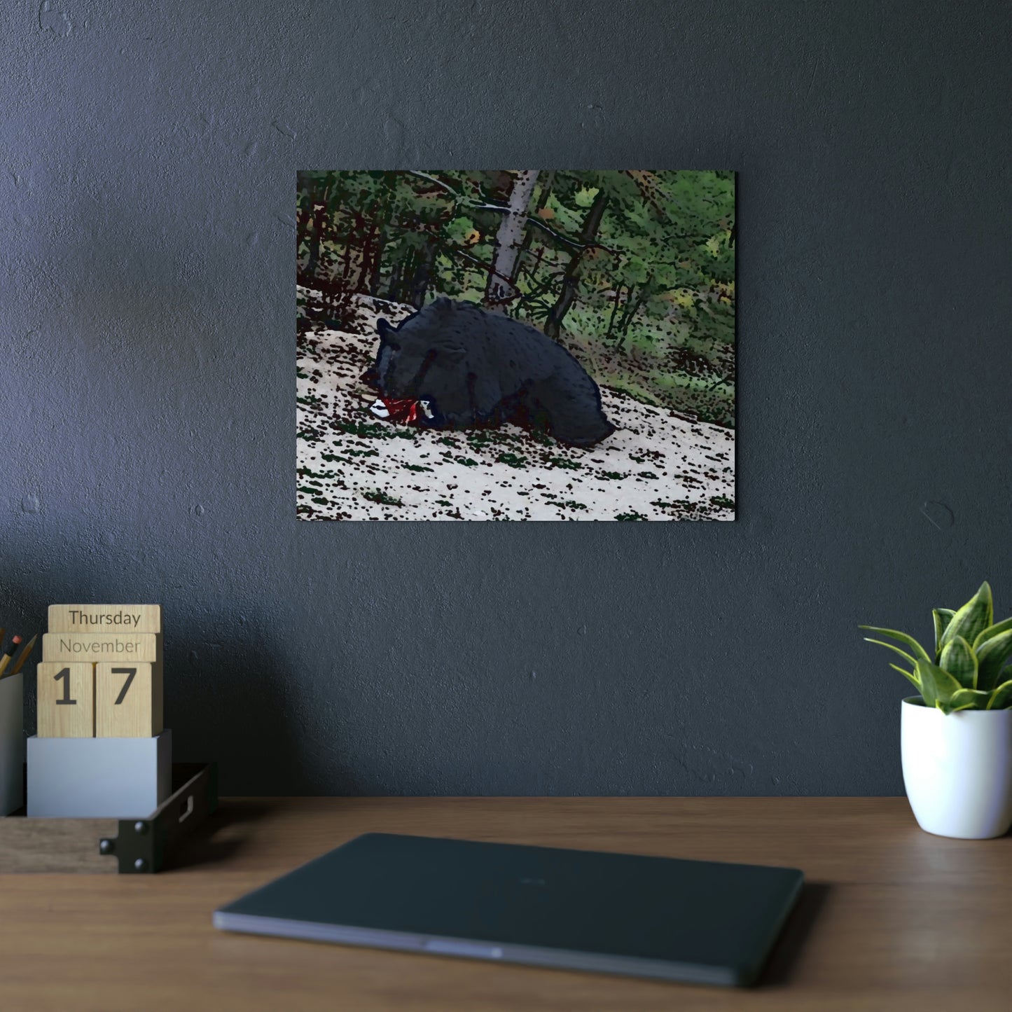 Aluminum Composite Panels ... A Local 'Yogi_4' ... RCY: "Rhett Creek Yogi: 500#'s Of Hungry Black Bear" ... 28-29Sep23 ... Original Works ... Client Project-Folio ...