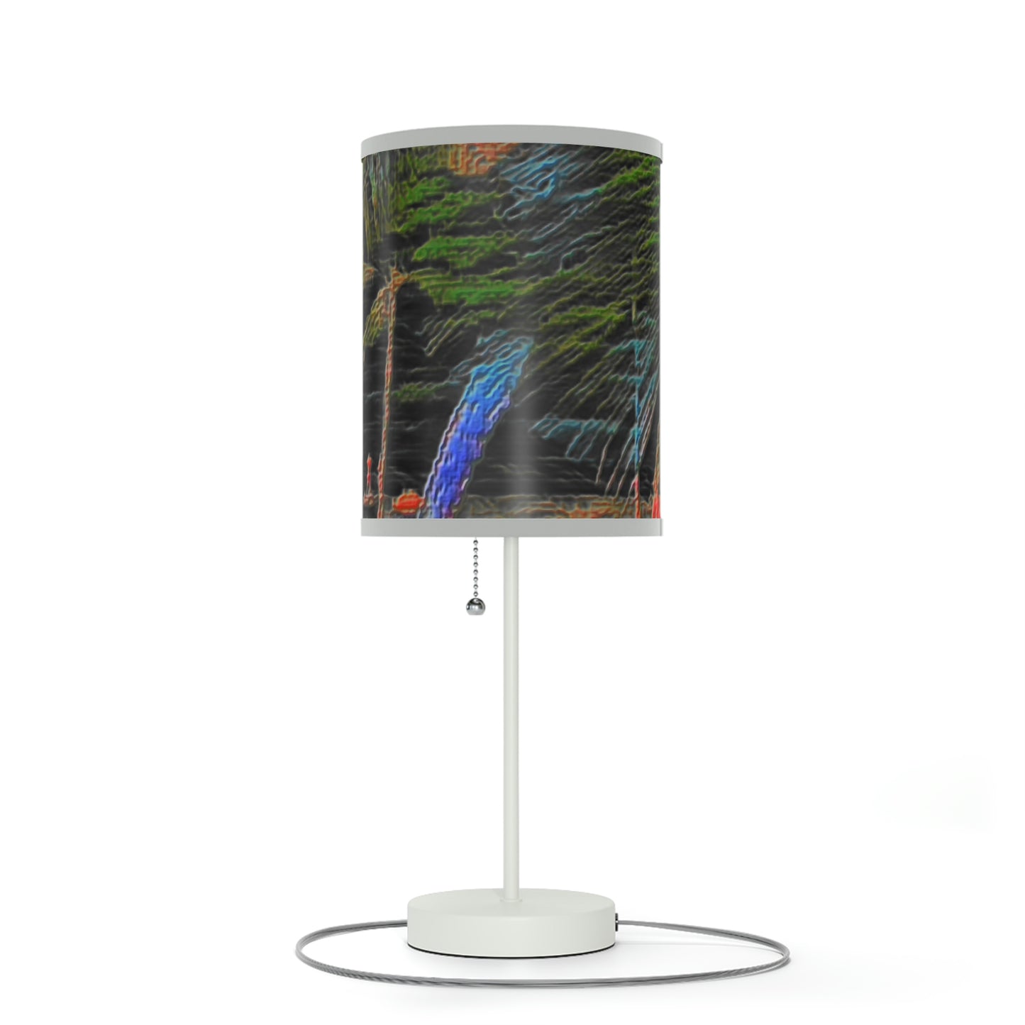 Lamp on a Stand, US|CA plug ... "The Royal Hawai'ian: Waikiki Beach_Beach" ... Honolulu, HI ... Ocotber 2014 (Halloween) ... Original Works ...