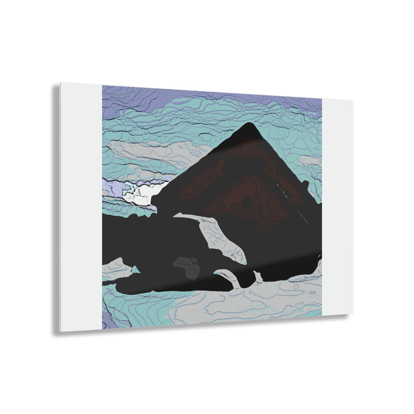 Acrylic Prints ... After An Intense Snow Storm ... 'Digging Out' ... A Vehicle & Cabin "In The Mountains" ... March 2023 ... Original Works ...