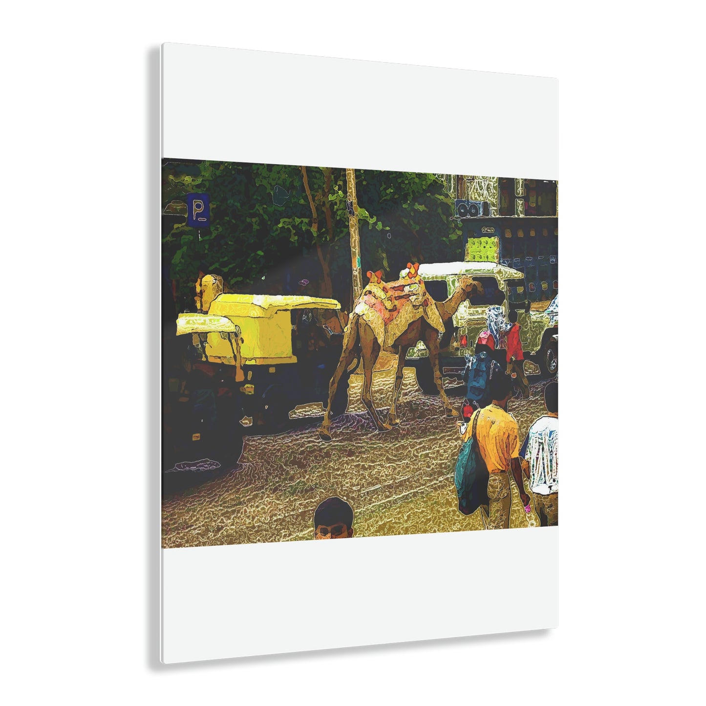 Acrylic Prints ... "Truckin'-Up-To-Buffalo ... 'Oops - Wrong Country' ... Truckin'-Up-To-New Delll -'E' ... " ... (Delhi, India) ... 5July2007. Original Works ...