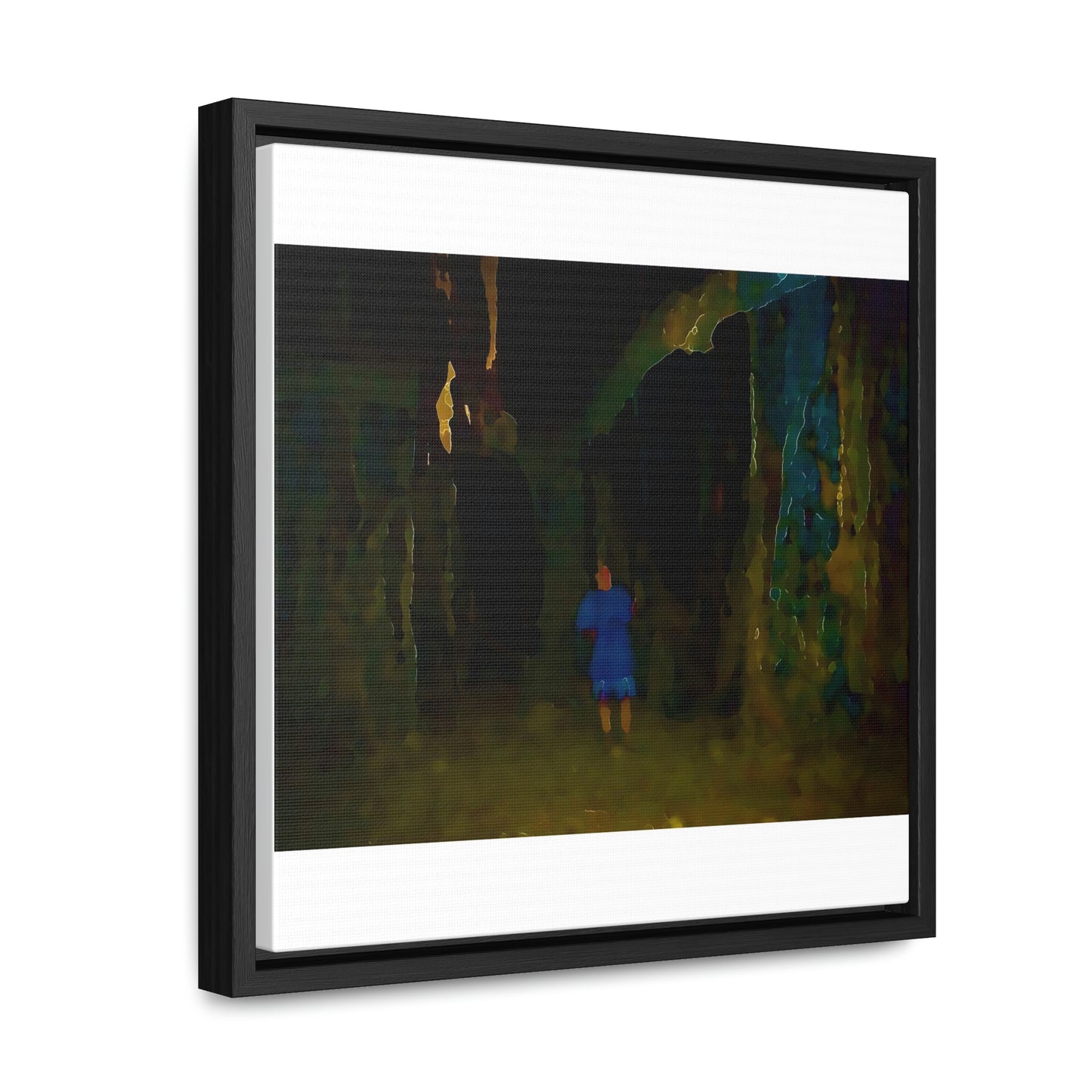 Gallery Canvas Wraps, Square Frame ... Jesuit Philosophy ... "In The Polynesian Banyans ..."