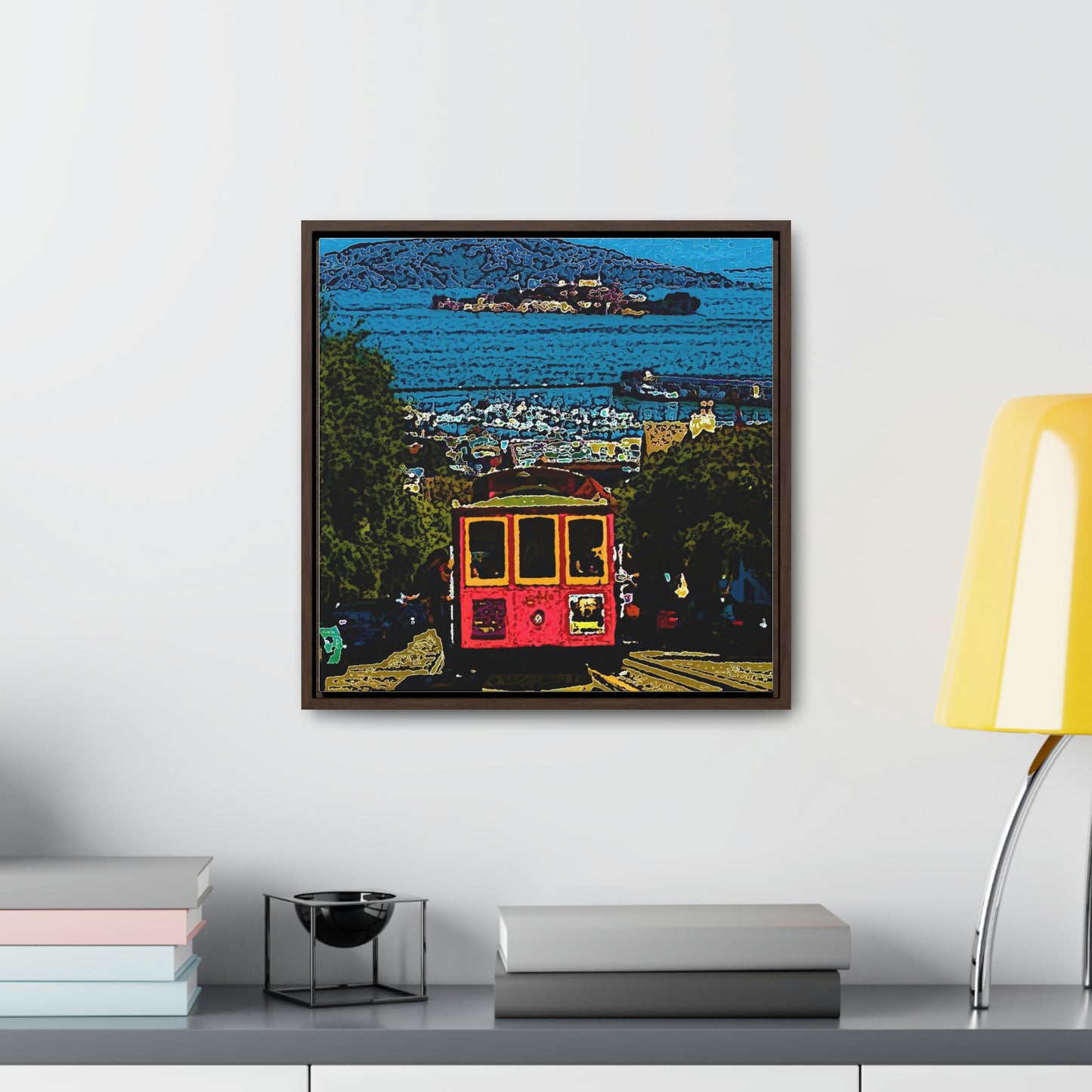 Gallery Canvas Wraps, Square Frame ... San Francisco ... 'A Rice-A-Roni-A-San Francisco Treat' ... "A Cable Car Classic" ... Family Archives: 1973 ... Original Works ...