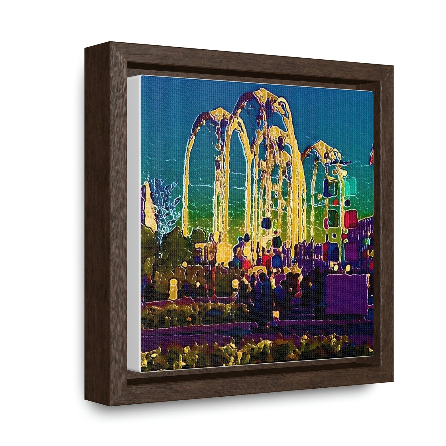 Gallery Canvas Wraps, Square Frame ... "Arches 'Like-No-Other' ... " Seattle World's Fair: 1962. A Family Original ...