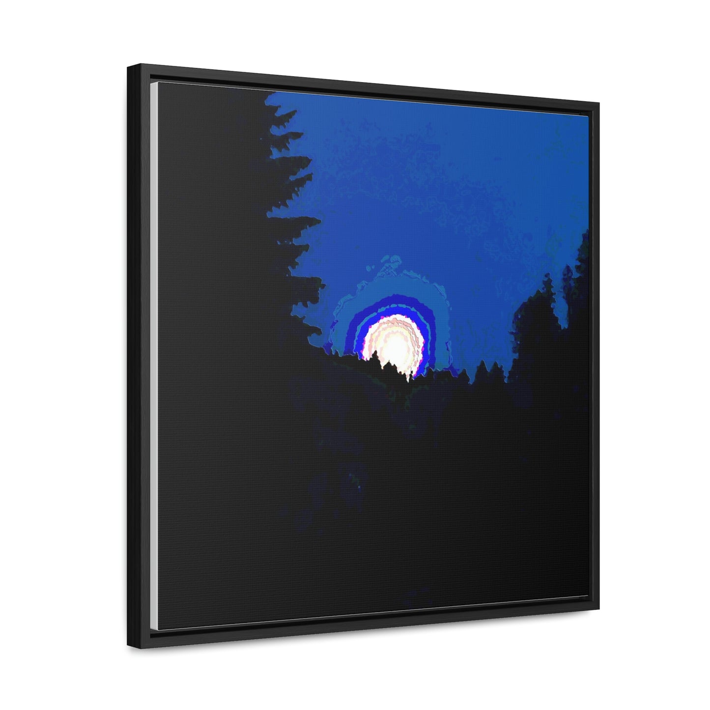 Gallery Canvas Wraps, Square Frame ... "The Road Home" ...' Over The River & Through The Woods To? ...' ... Moonscape Near Elk City, Idaho ... Original Works ... 5Jan23 ...
