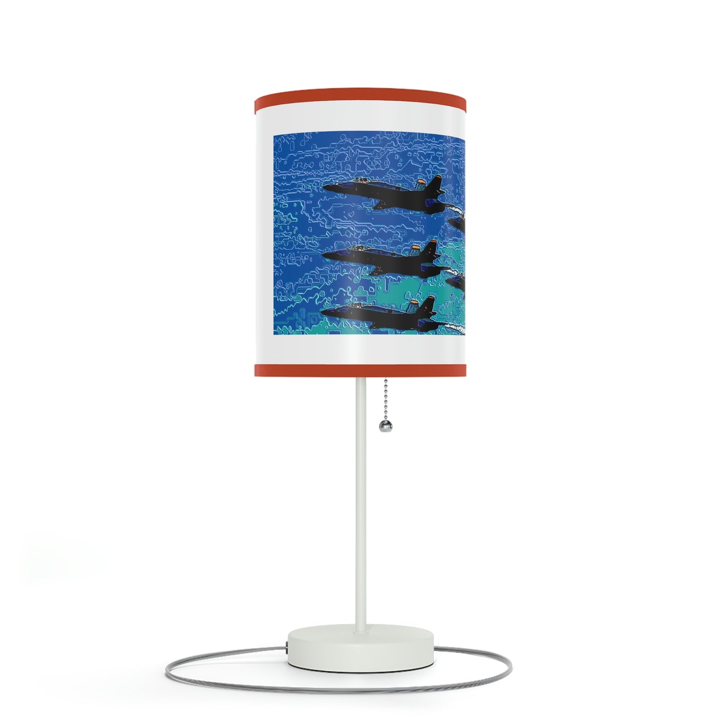 Lamp on a Stand, US|CA plug ... Seattle Seafair ..."Blue Angels Run Over Lake Washington" ... Circa Mid 1980's ... Dr FJ Holt ... Original Works ...