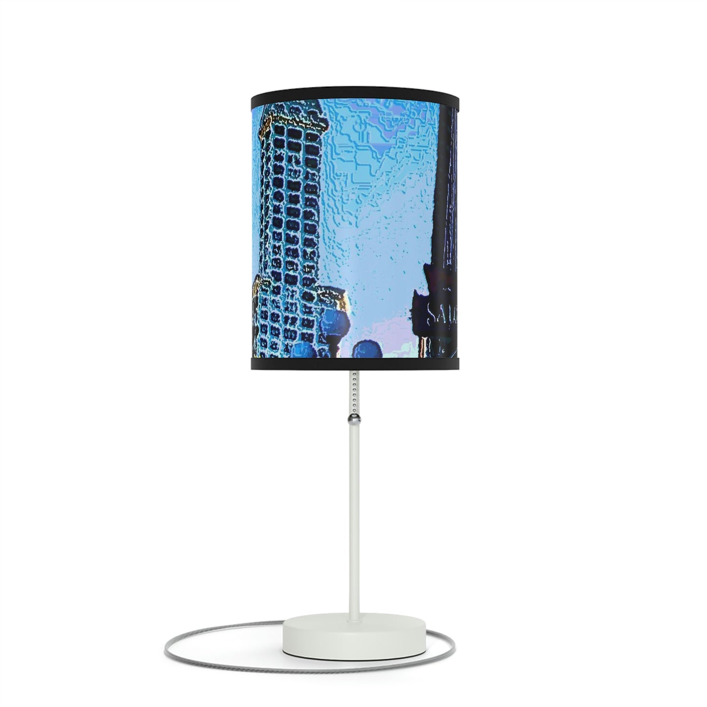 Lamp on a Stand, US|CA plug ...  Pioneer Square & Smith Tower ... 'That World Famous View' ... Colleague Supplied Photo ... Original Works ...